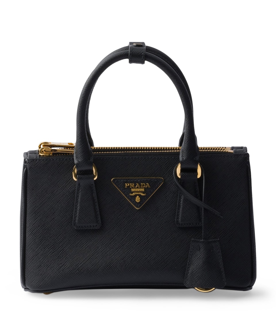 Mini Leather Galleria Top-Handle Bag