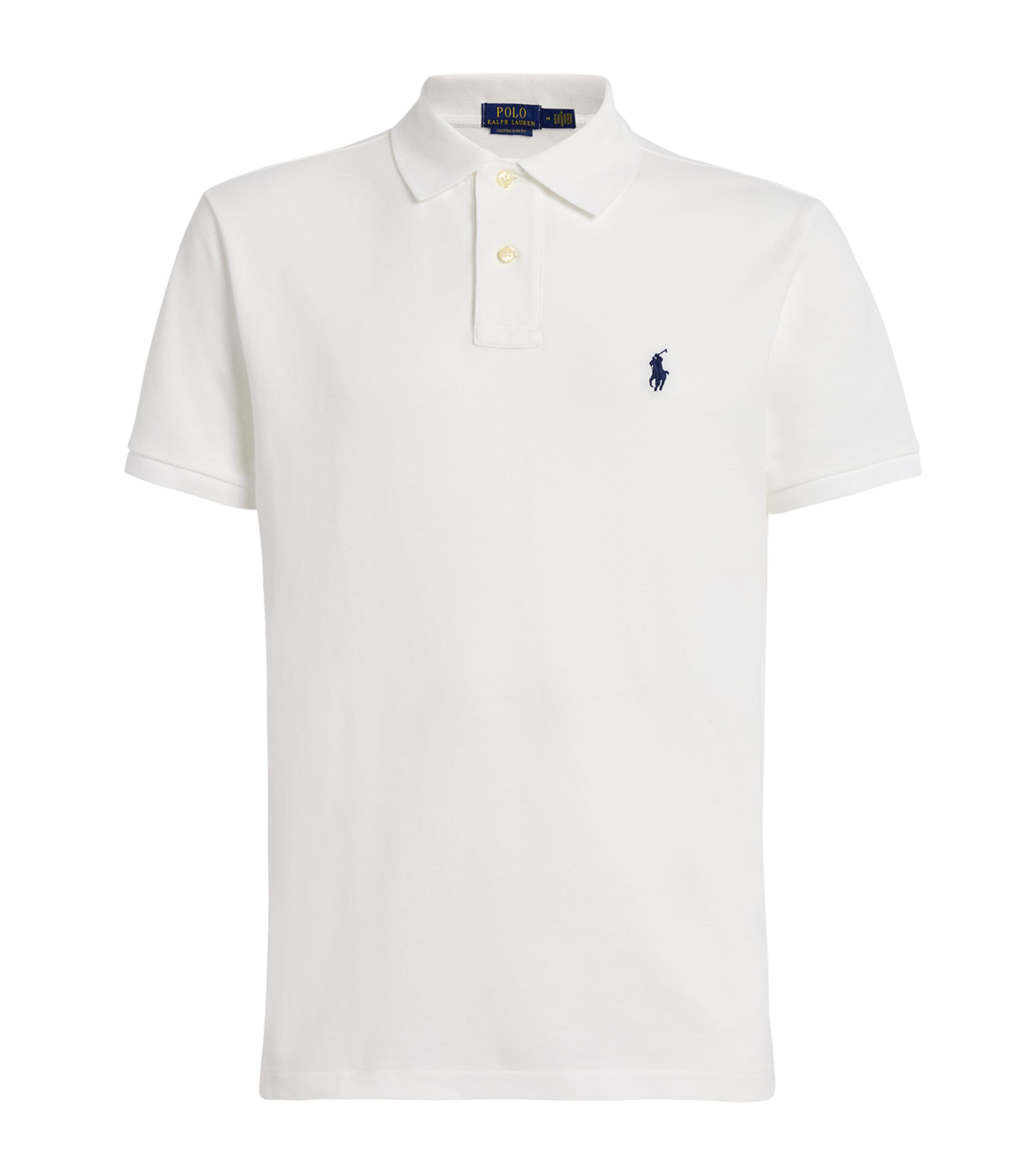 Cotton Mesh Custom-Fit Polo Shirt