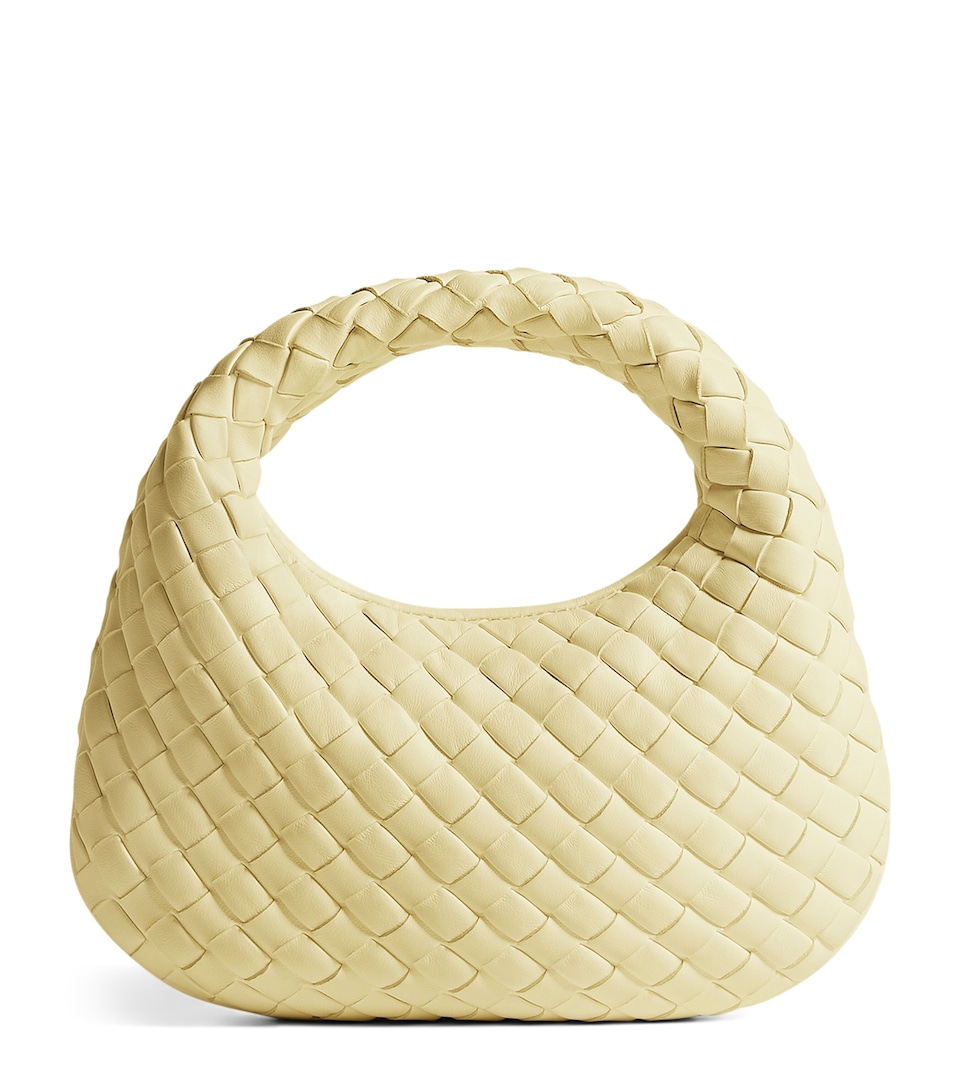 Bottega Veneta Baby Leather Intrecciato Veneta Top-Handle Bag