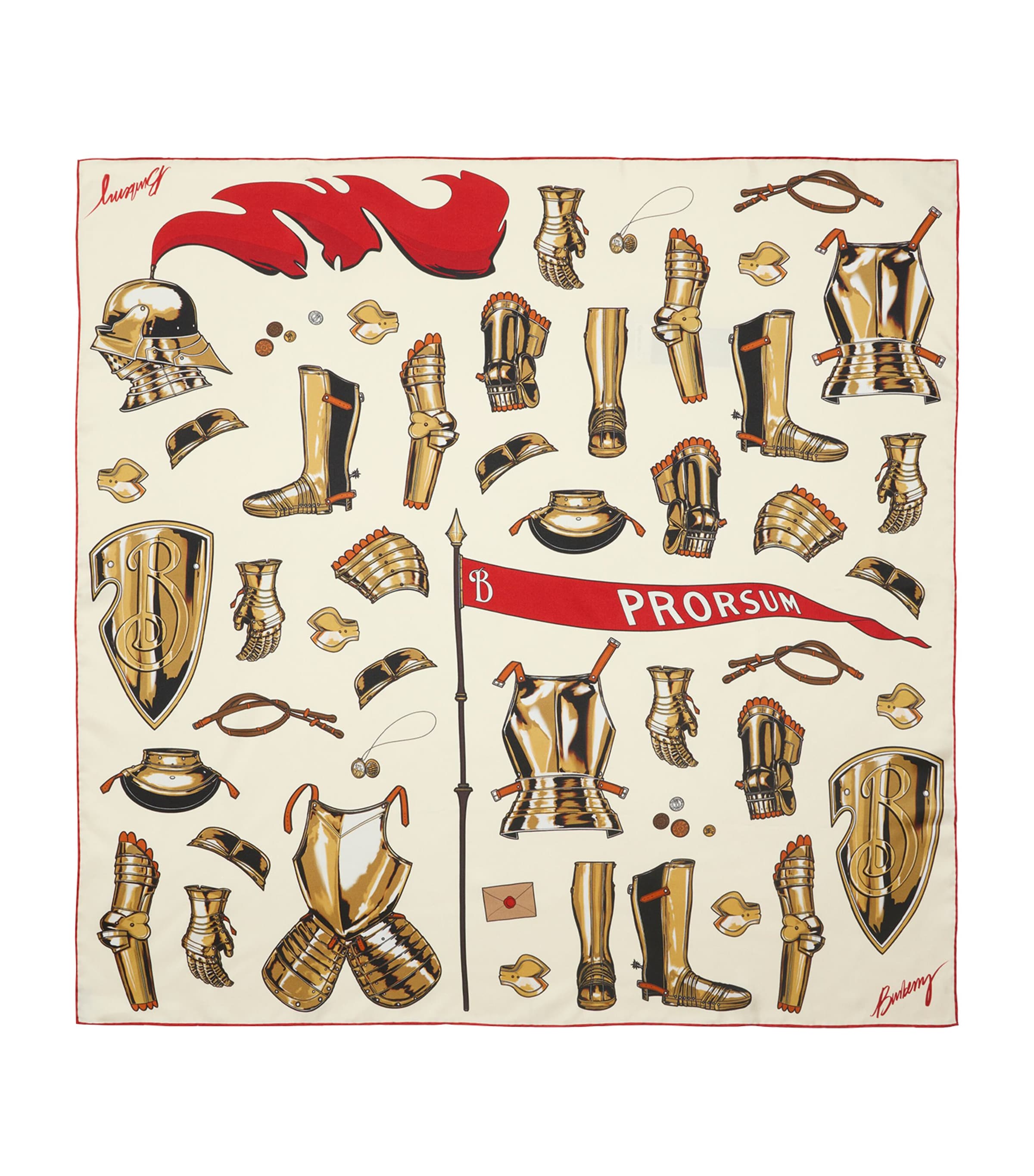 Silk Knight Armour Scarf