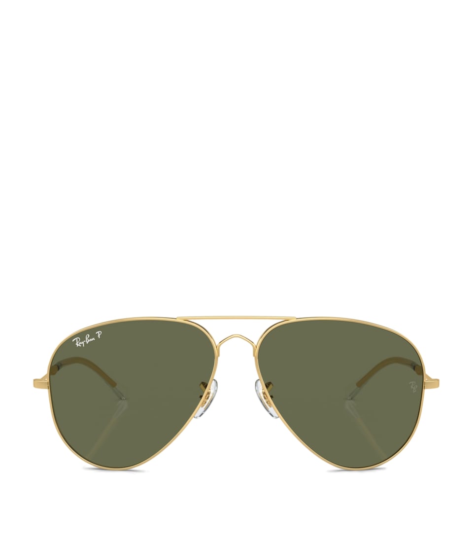 Ray-Ban Metal Old Aviator Pilot Sunglasses