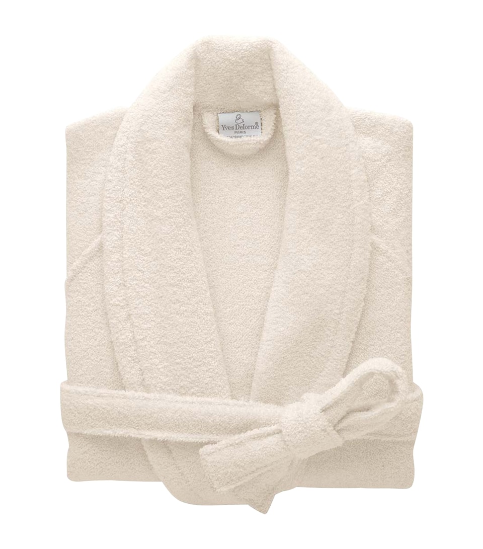 Yves Delorme Womens Étoile Bathrobe (Large)