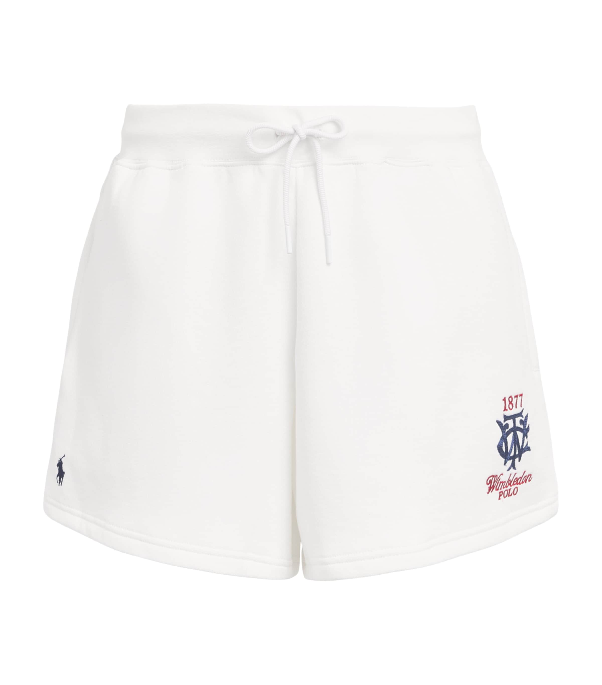 RLX Ralph Lauren Mens x Wimbledon Fleece Shorts White