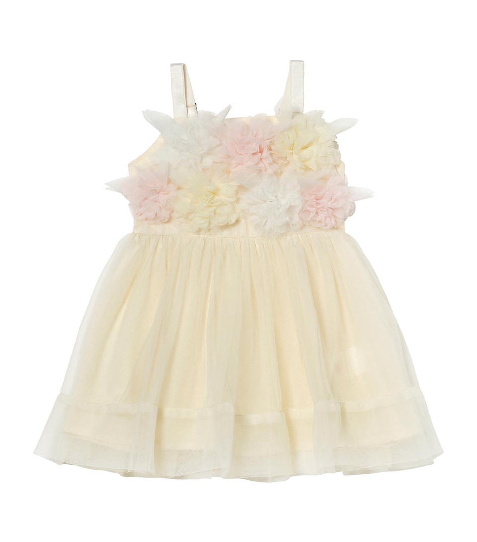 Tutu Du Monde Tulle Tide Blossom Dress (3-24 Months) Daffodil