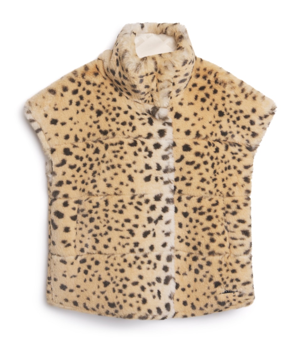 Cheetah Print Gilet (4-12+ Years)