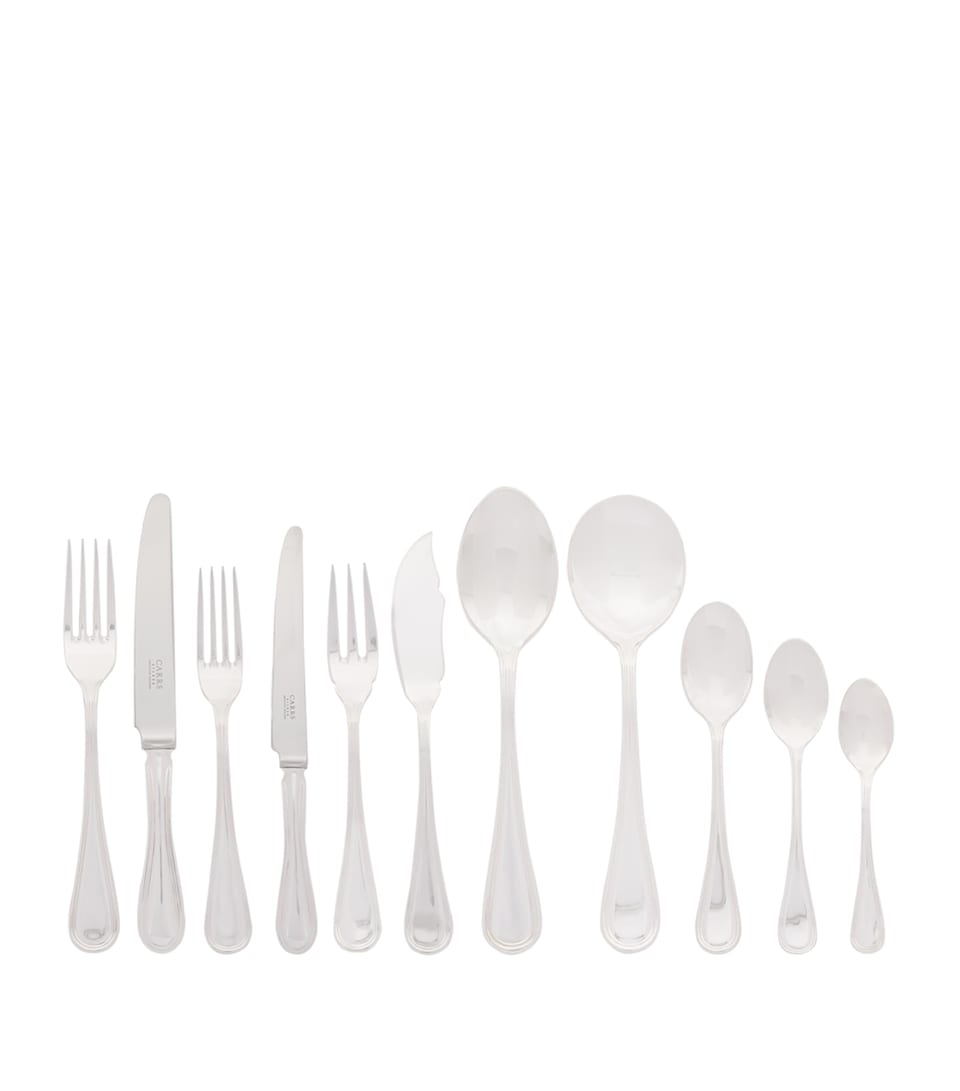 English Thread Silver-Plated 44-Piece Set
