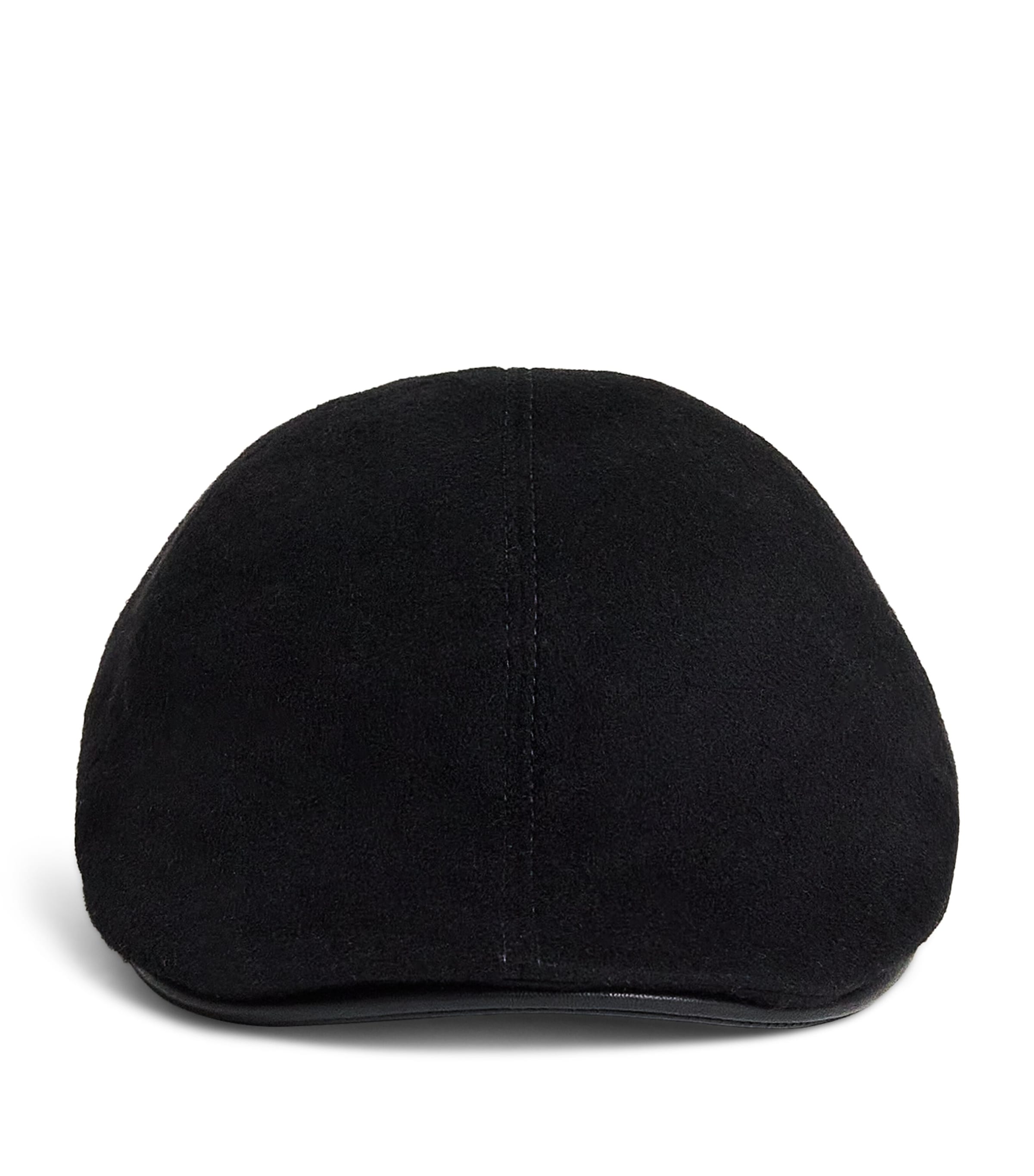 Giorgio Armani Wool-Blend Flat Cap