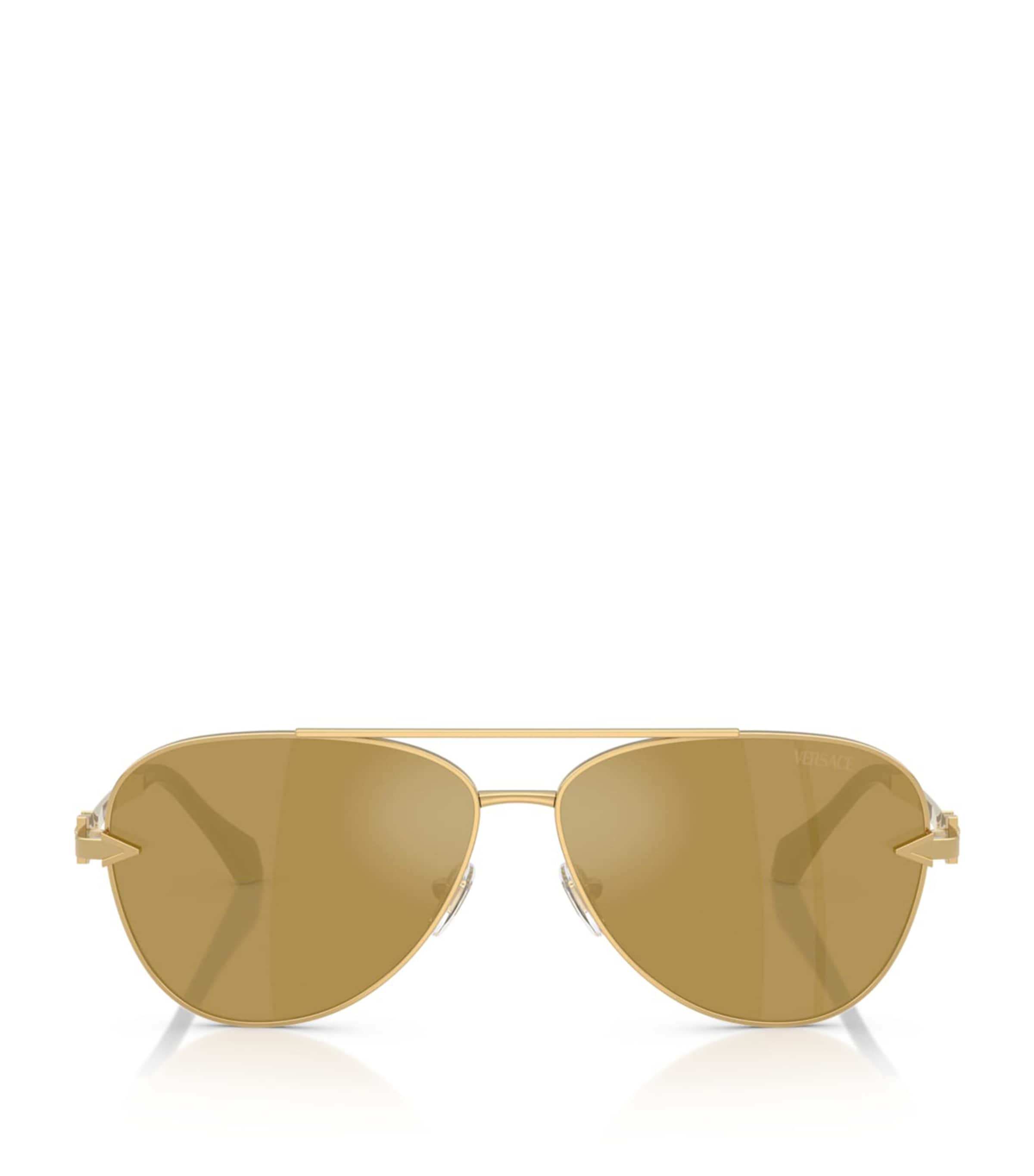 Versace Metal VE2283 Aviator Sunglasses