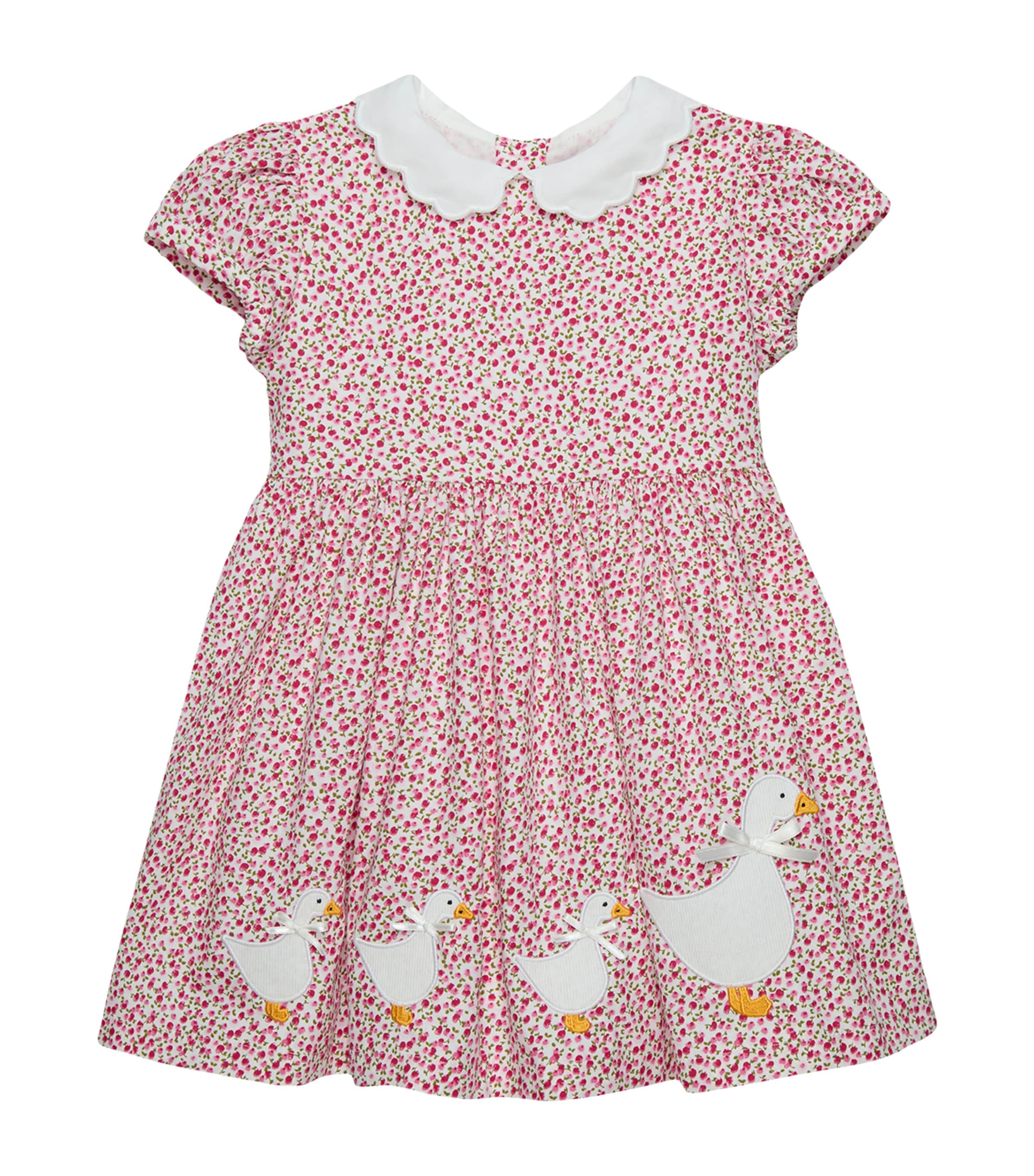 Cotton Floral Duck Dress (3-24 Months)