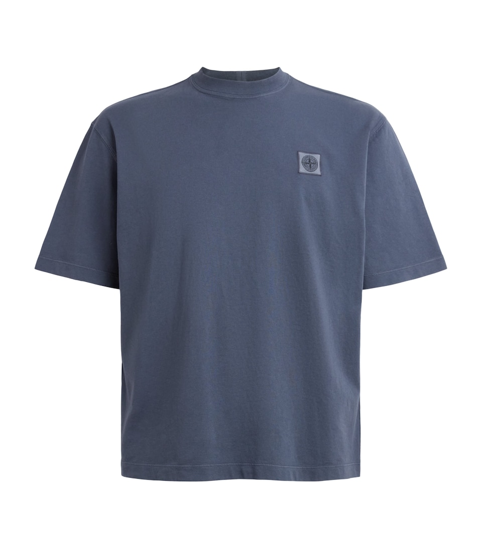 Stone Island Mens Cotton Compass T-Shirt