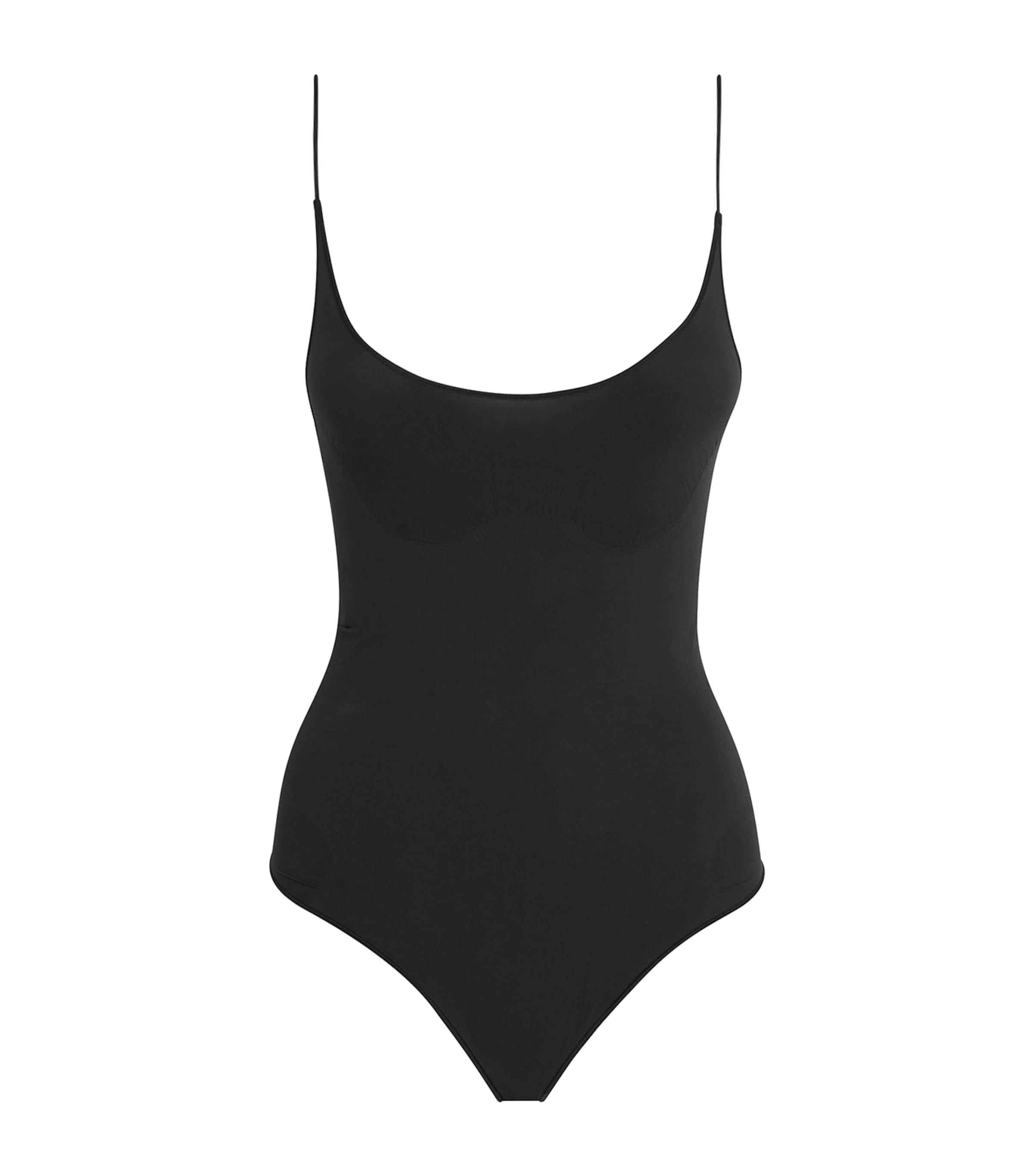 Sheer Seamless Thong Bodysuit