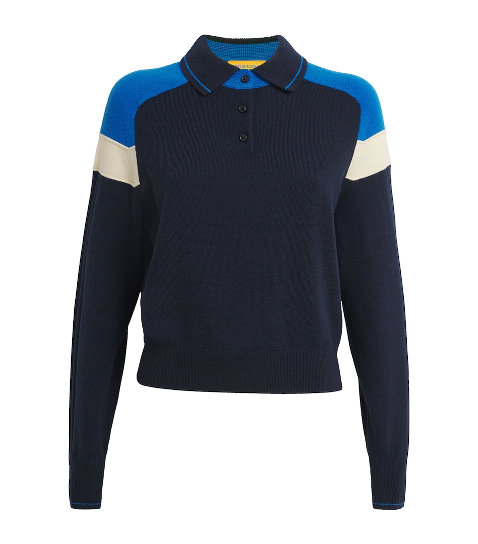 Cashmere Alpine Polo Sweater