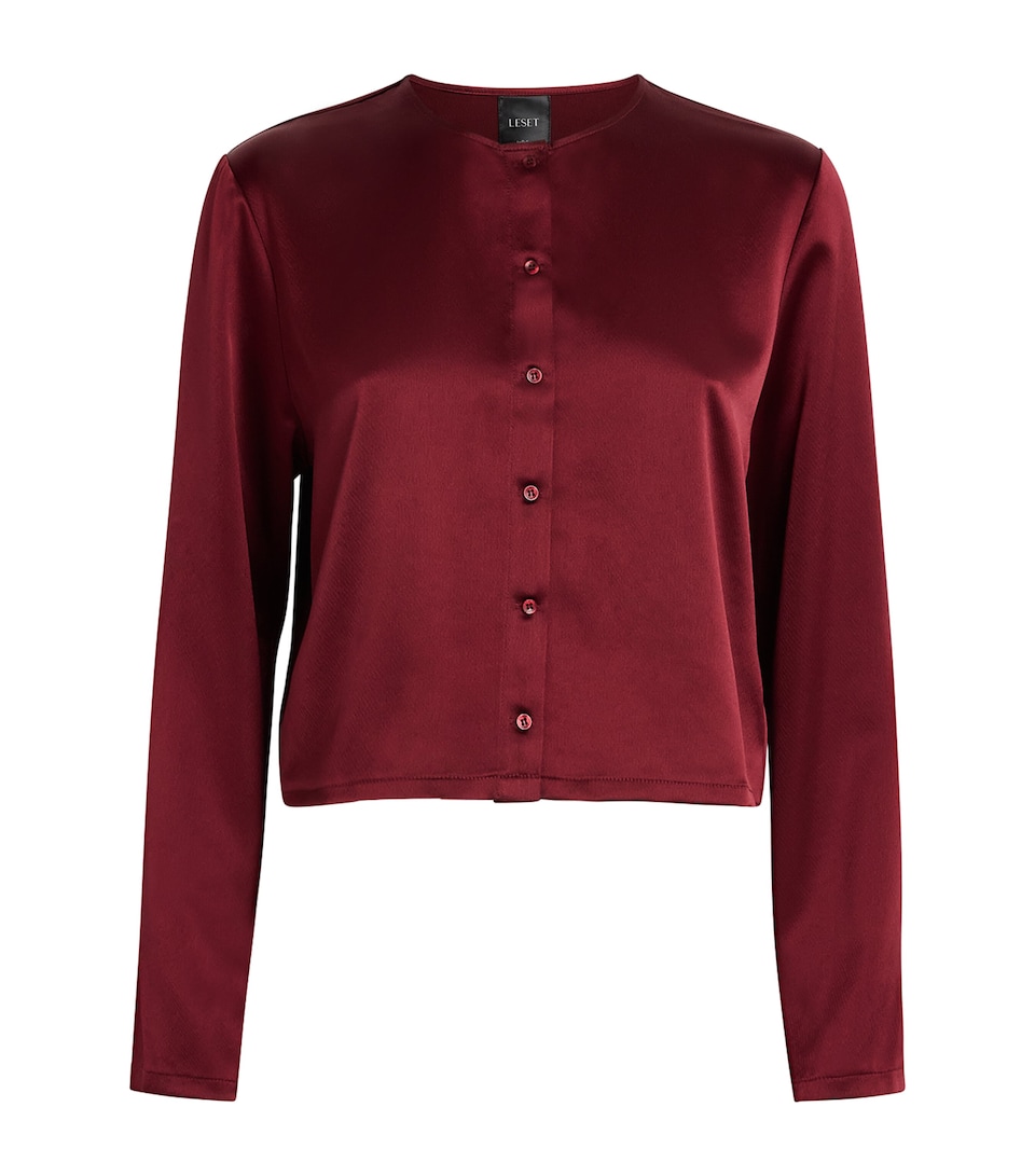 Satin Barb Cardigan