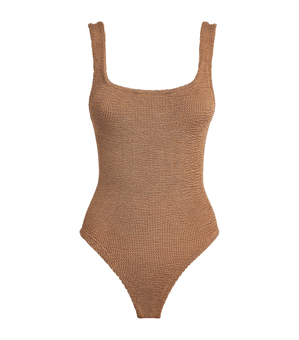Coverage Square-Neck Swimsuit