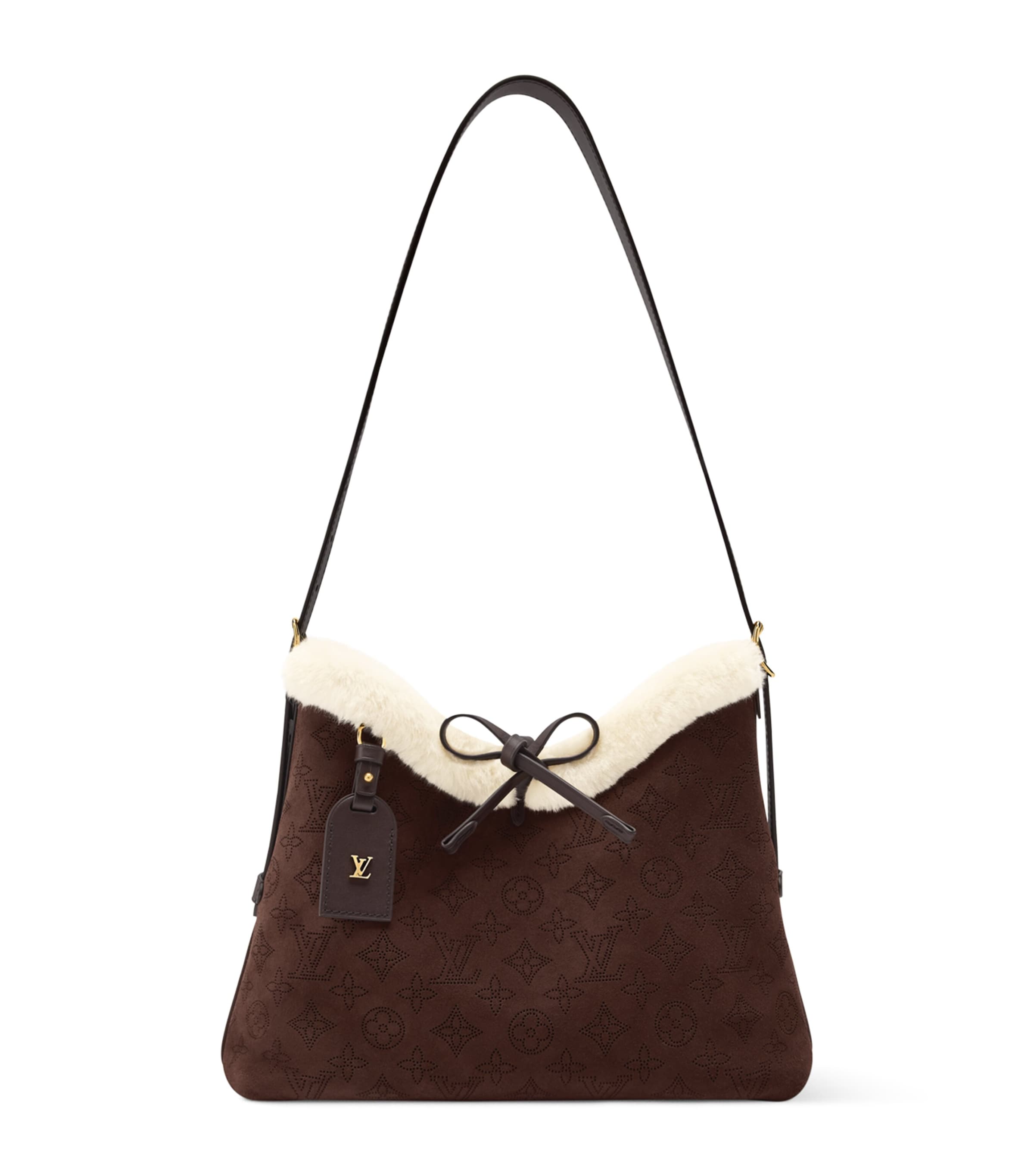 Suede CarryAll PM Shoulder Bag