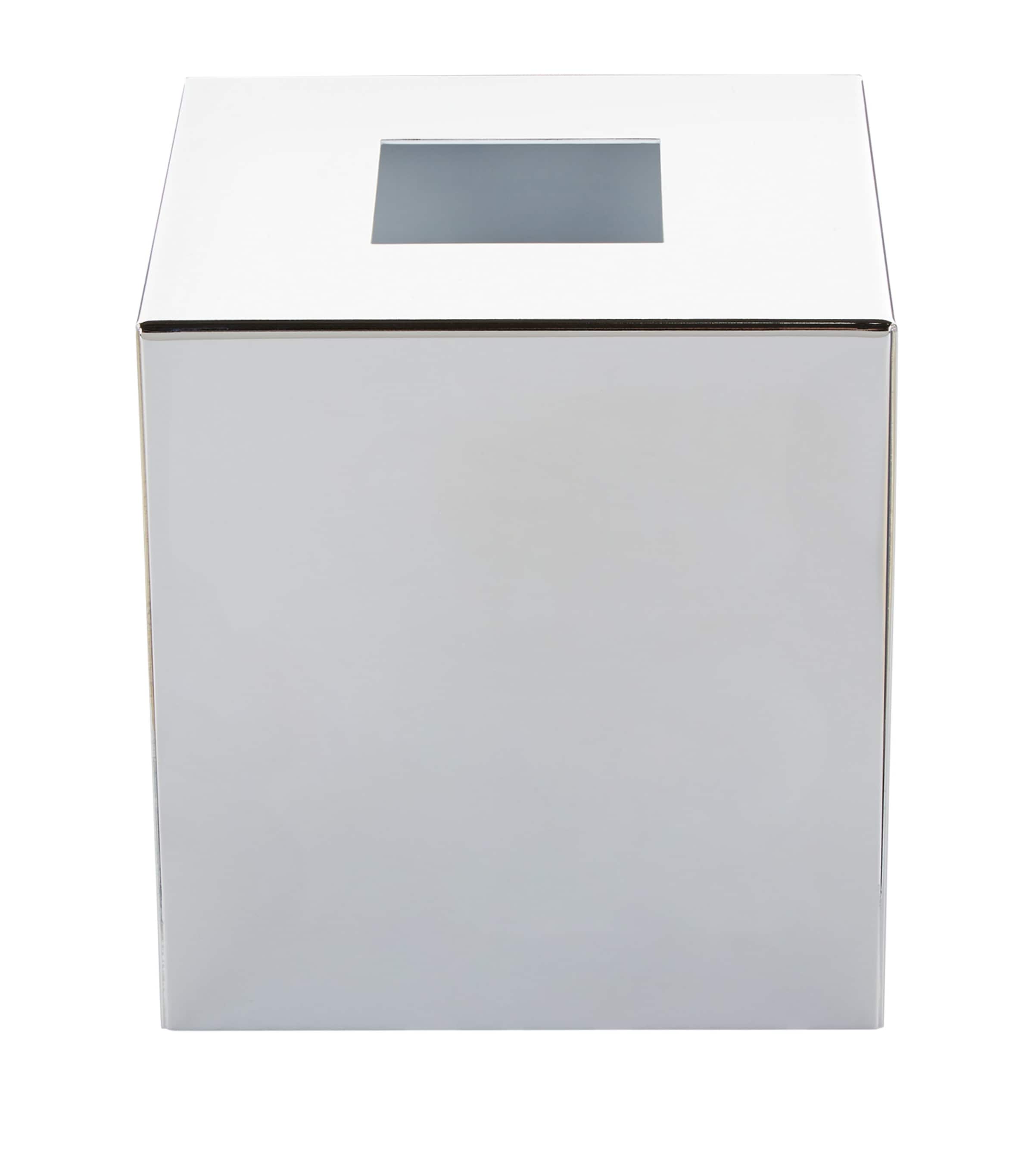 Square Chrome Tissue Box