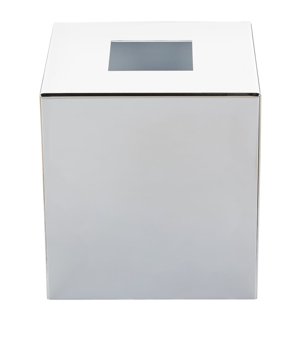 Square Chrome Tissue Box