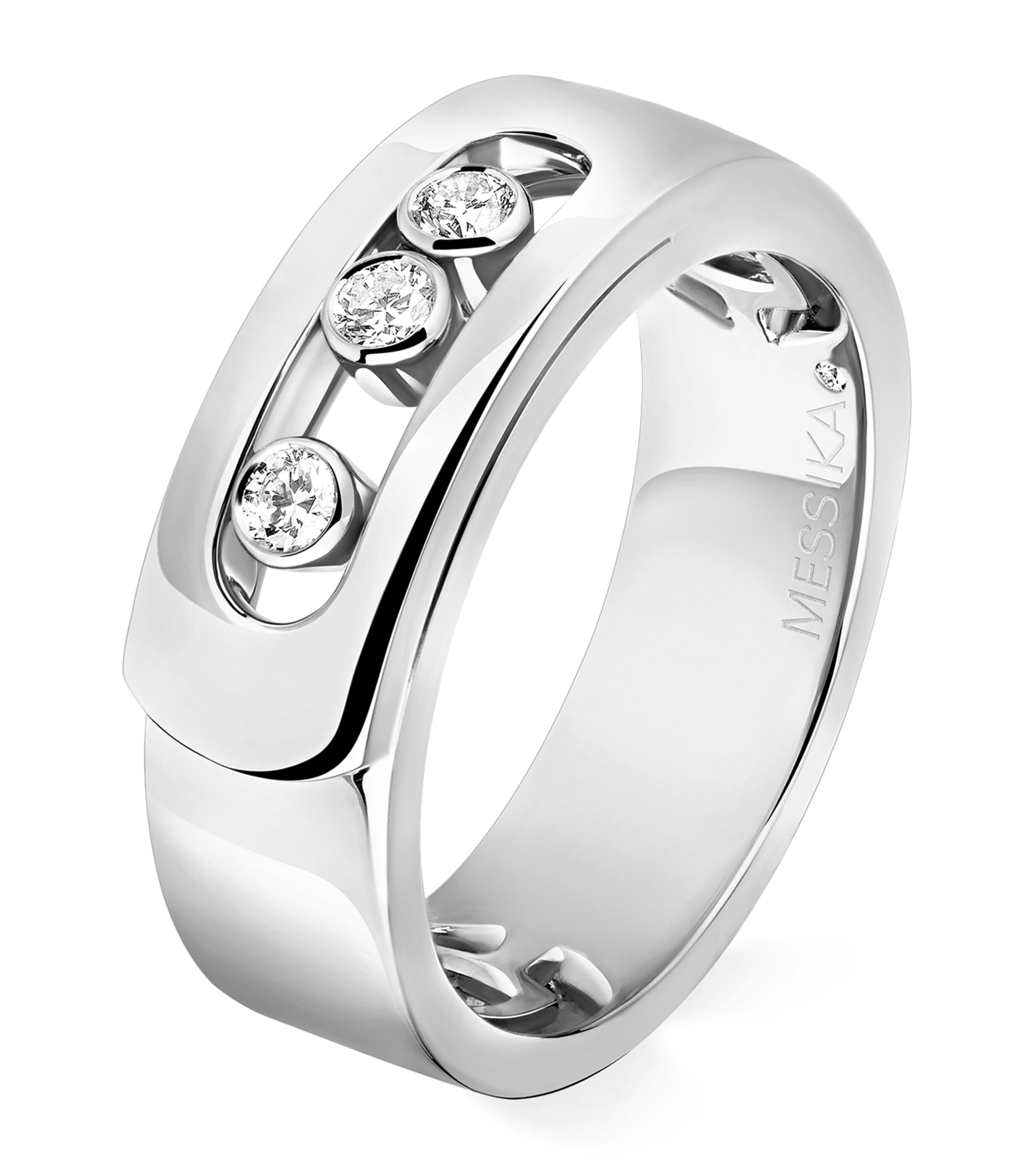 Move Noa White Gold and White Diamond Ring (0.11ct)