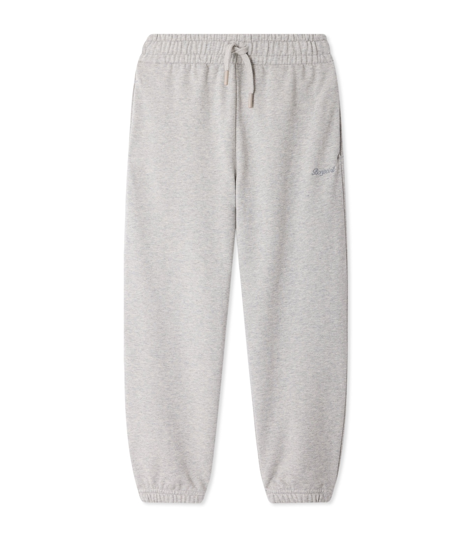 Bonpoint Cotton Sweatpants (4-8 Years) Gris Chine C.