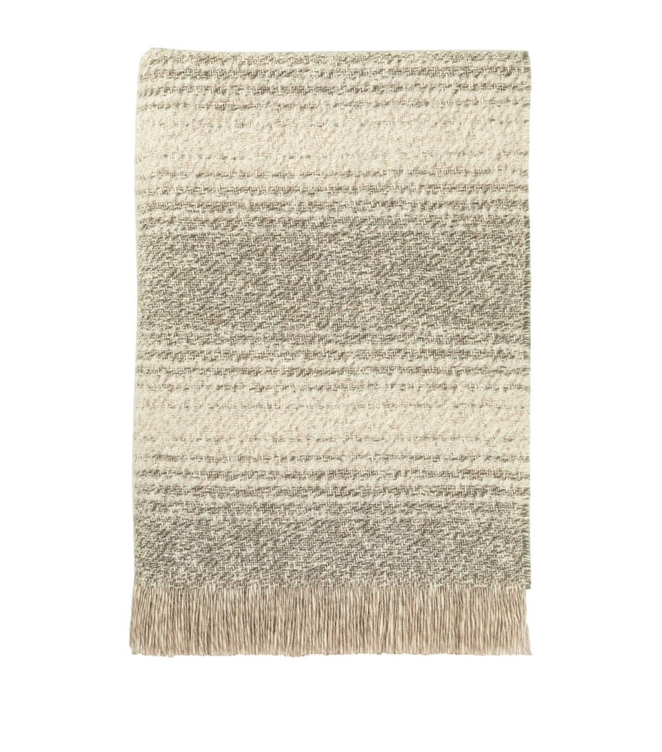 Johnstons Of Elgin Textural Ombré Throw (190cm x 140cm) Fern