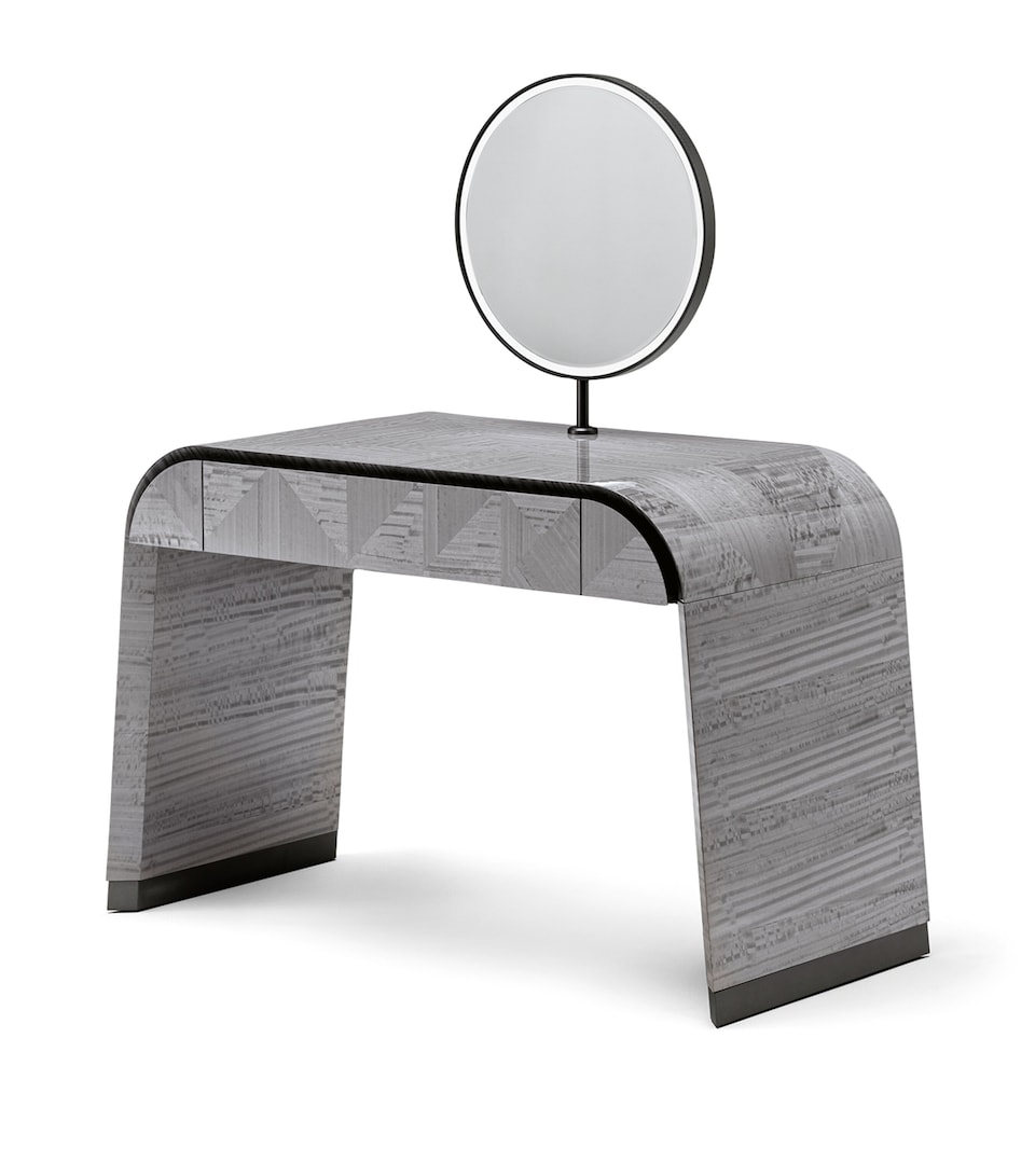 Giorgio Collection Moonlight Vanity Desk and Mirror Grey