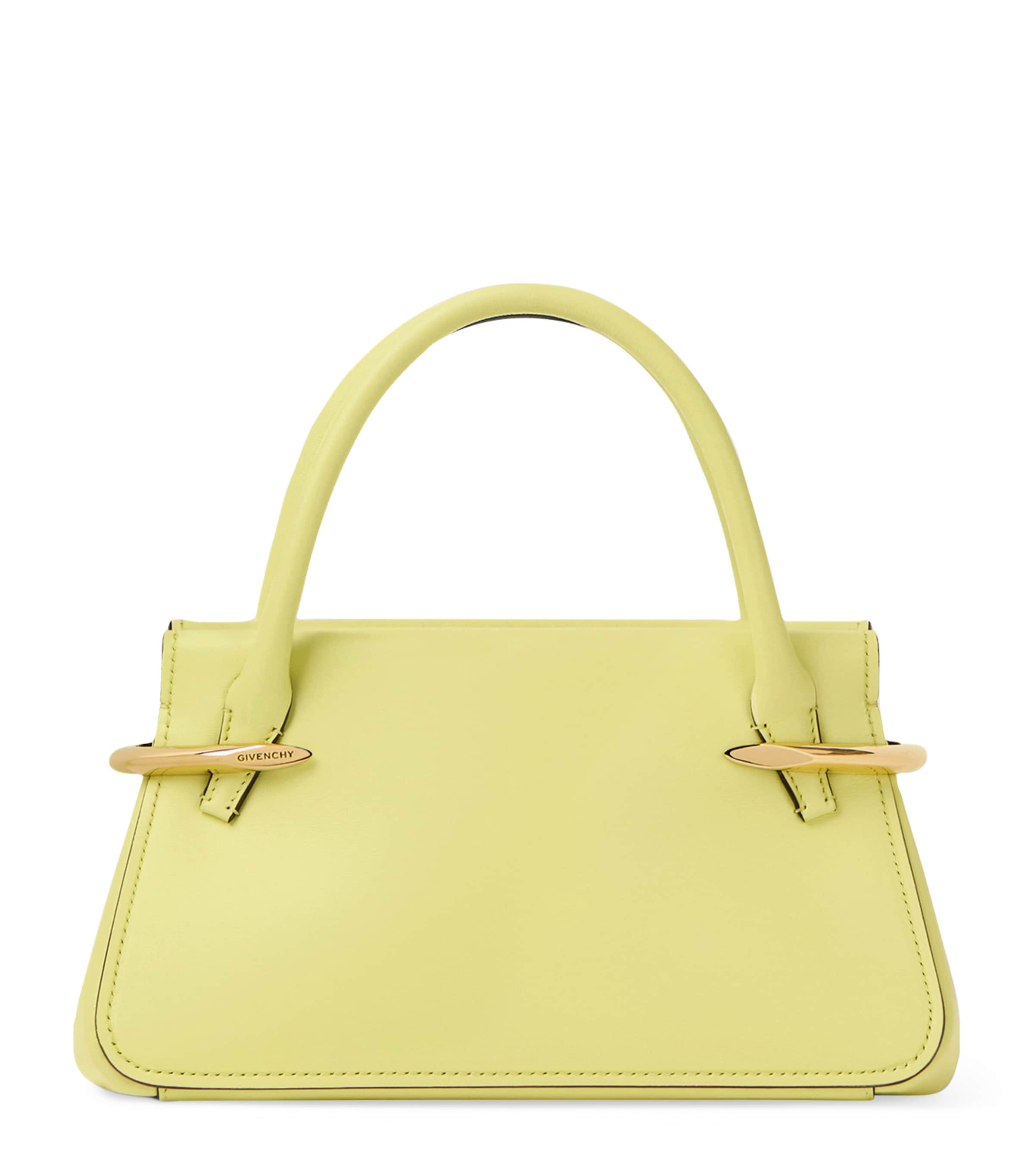 Givenchy Gold Mini Leather Pinch Top-Handle Bag | Harrods US