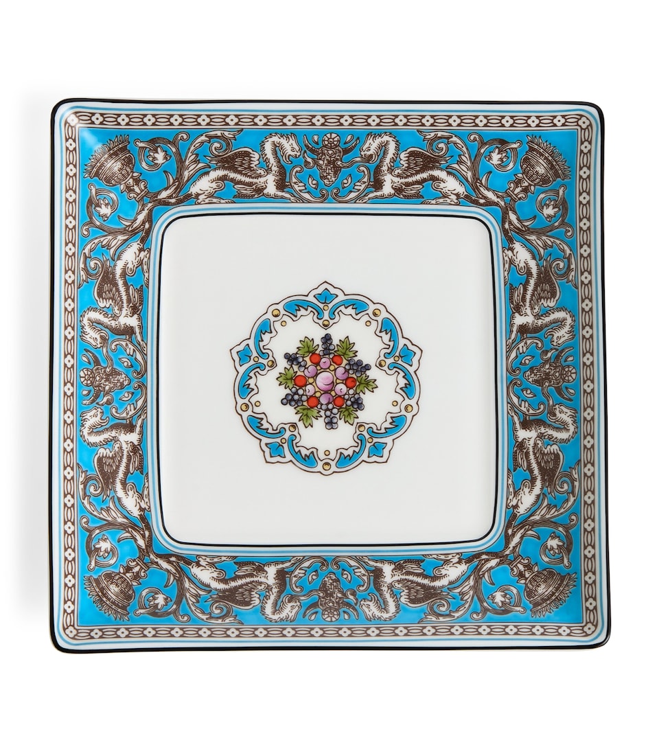 Florentine Turquoise Square Tray (14cm)