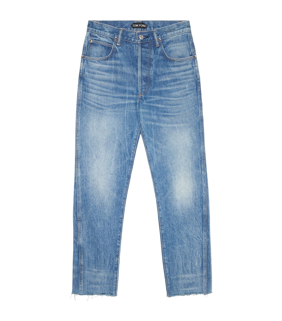 TOM FORD Womens Melanie High-Rise Straight Jeans Uaw