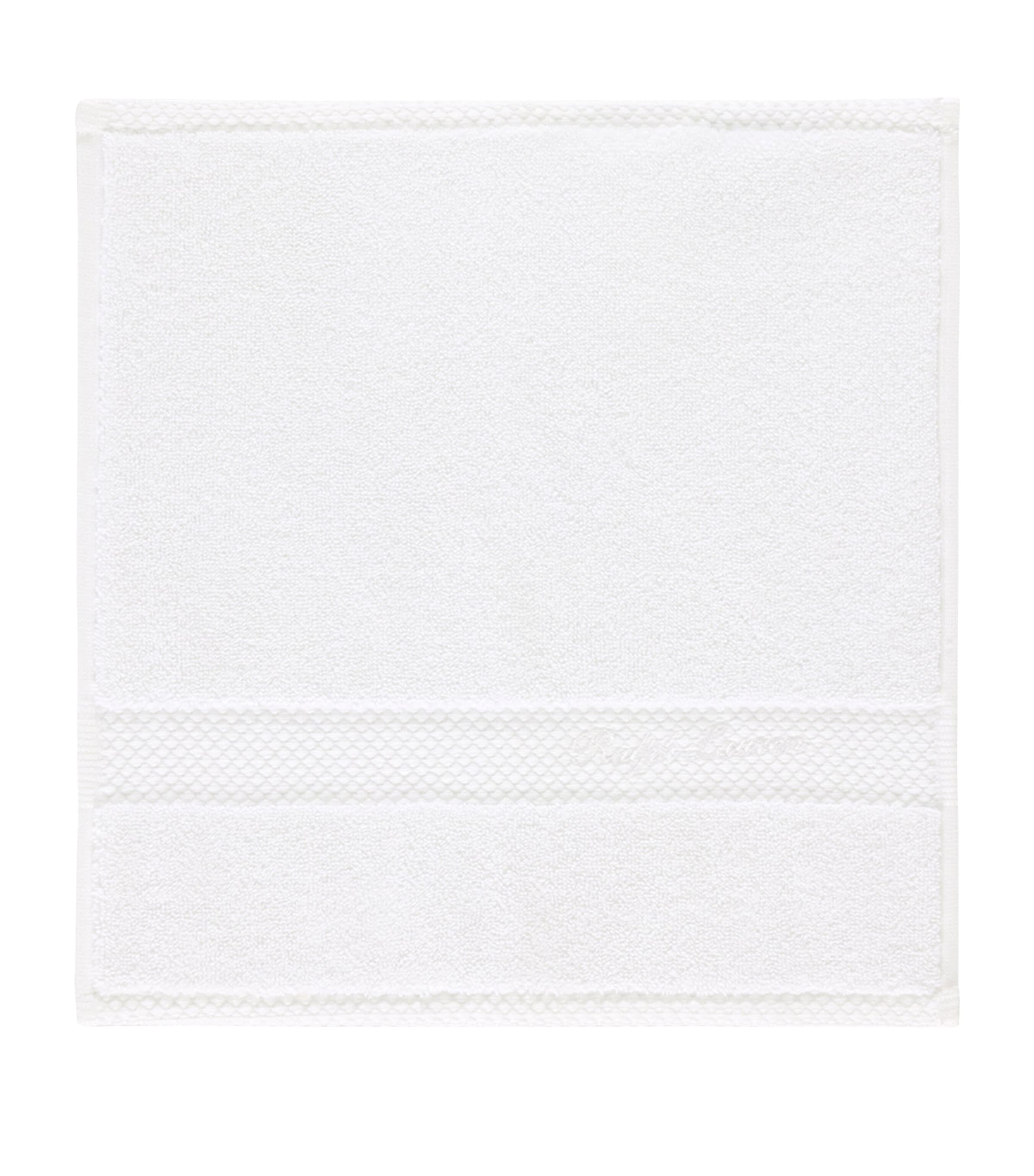 Ralph Lauren Home Cotton Dulaney Facecloth (30cm x 30cm) White