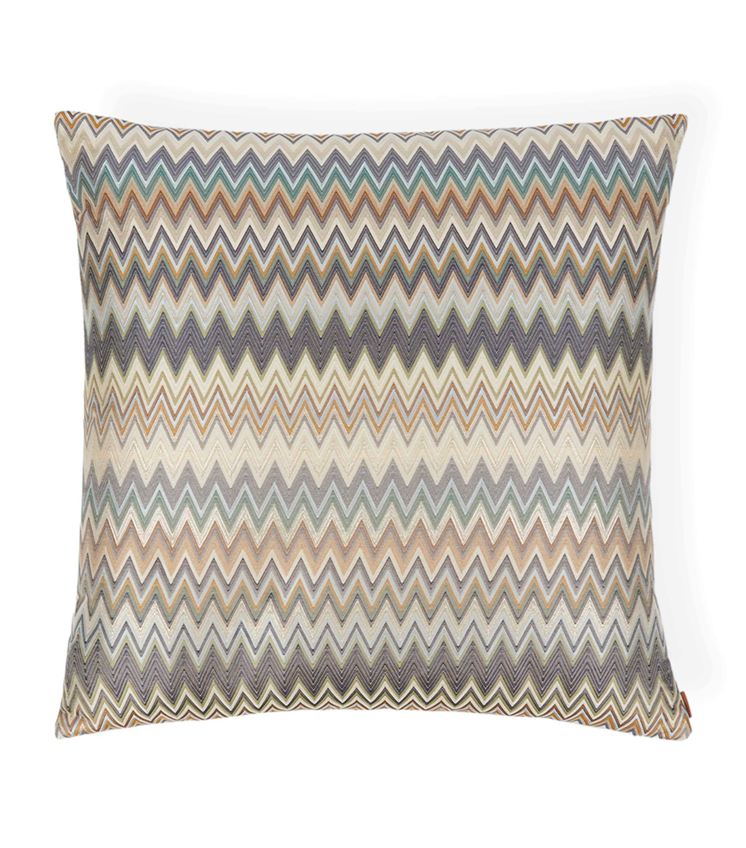 Missoni Masuleh Chevron Cushion (60cm x 60cm) Turquoise Multi