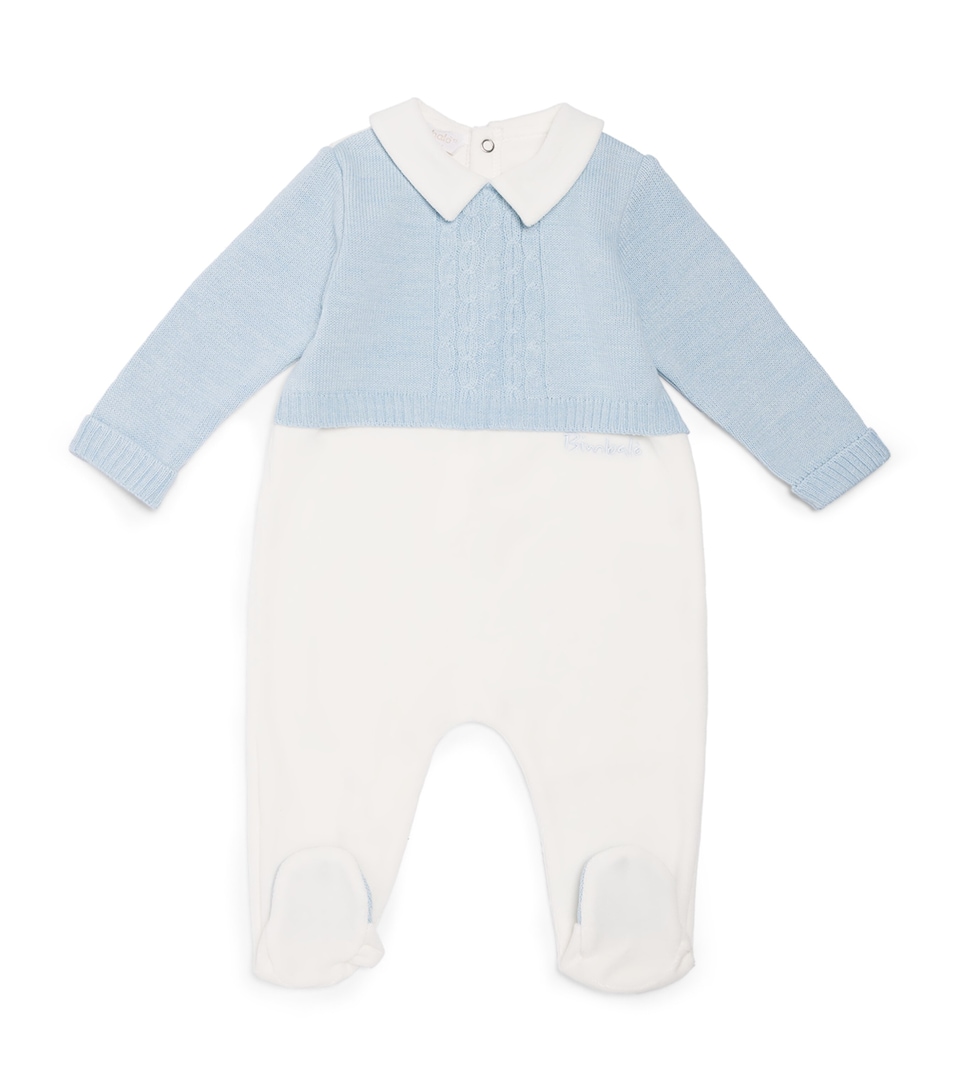 Bimbalo Knitted All-In-One (1-24 Months) Pale Blue