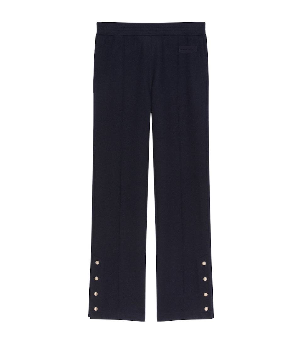Givenchy Mens Cotton Track Trousers Navy