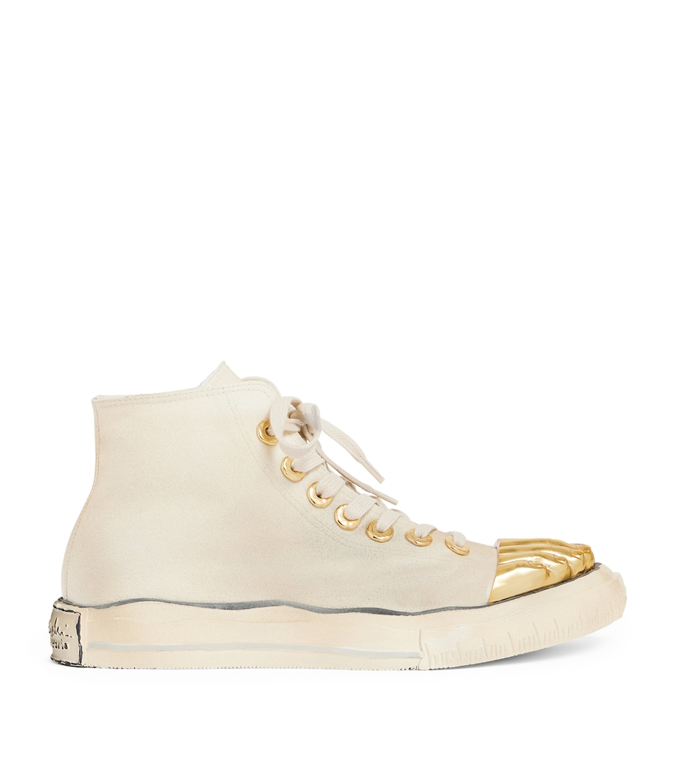 Trompe-l'Oeil High-Top Sneakers