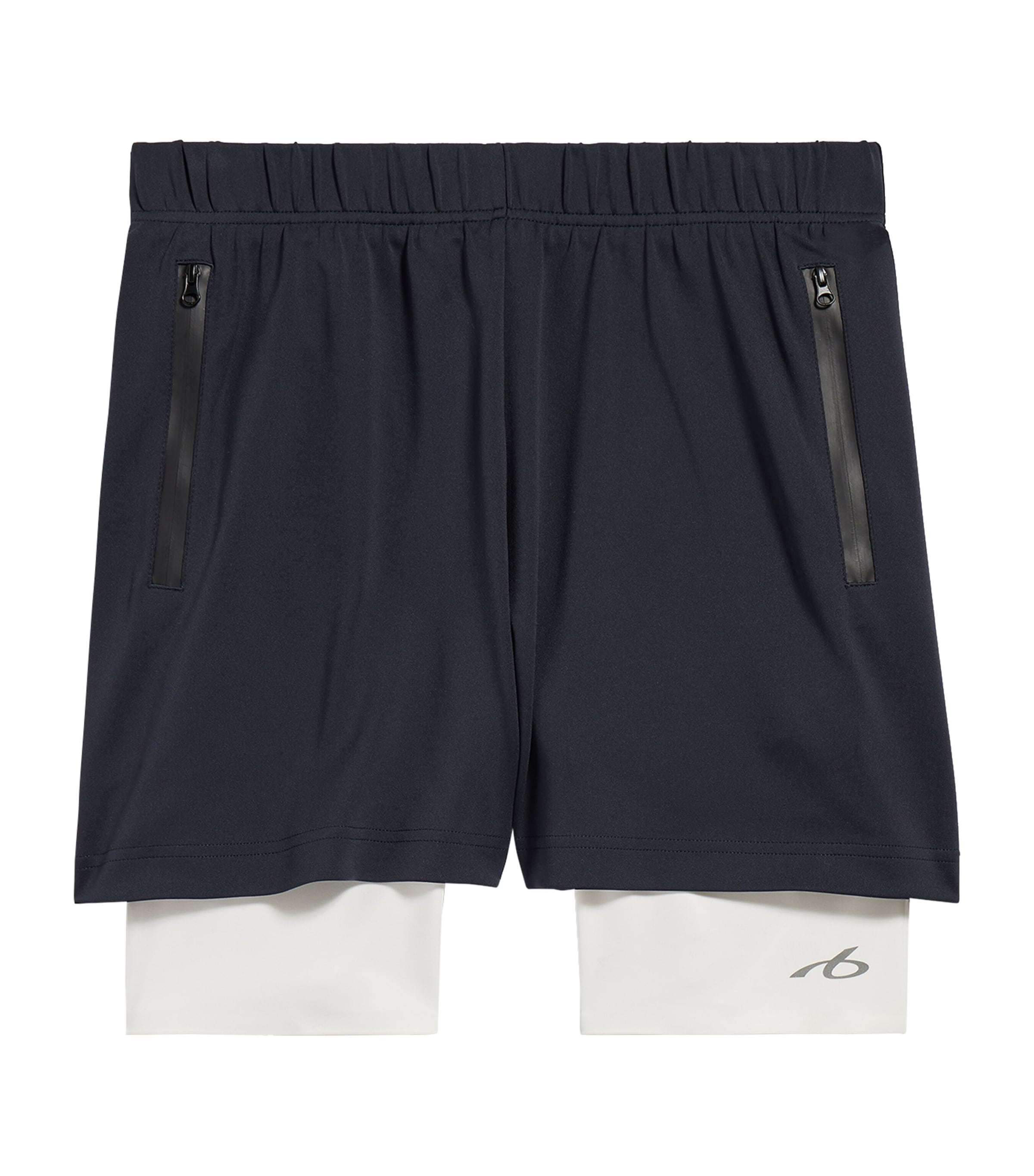 Balenciaga Mens Double-Layer Techwear Shorts