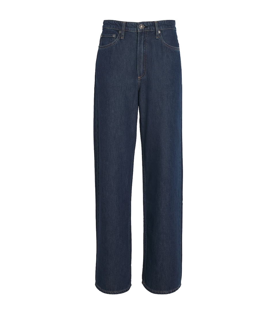 Logan Mid-Rise Wide-Leg Jeans