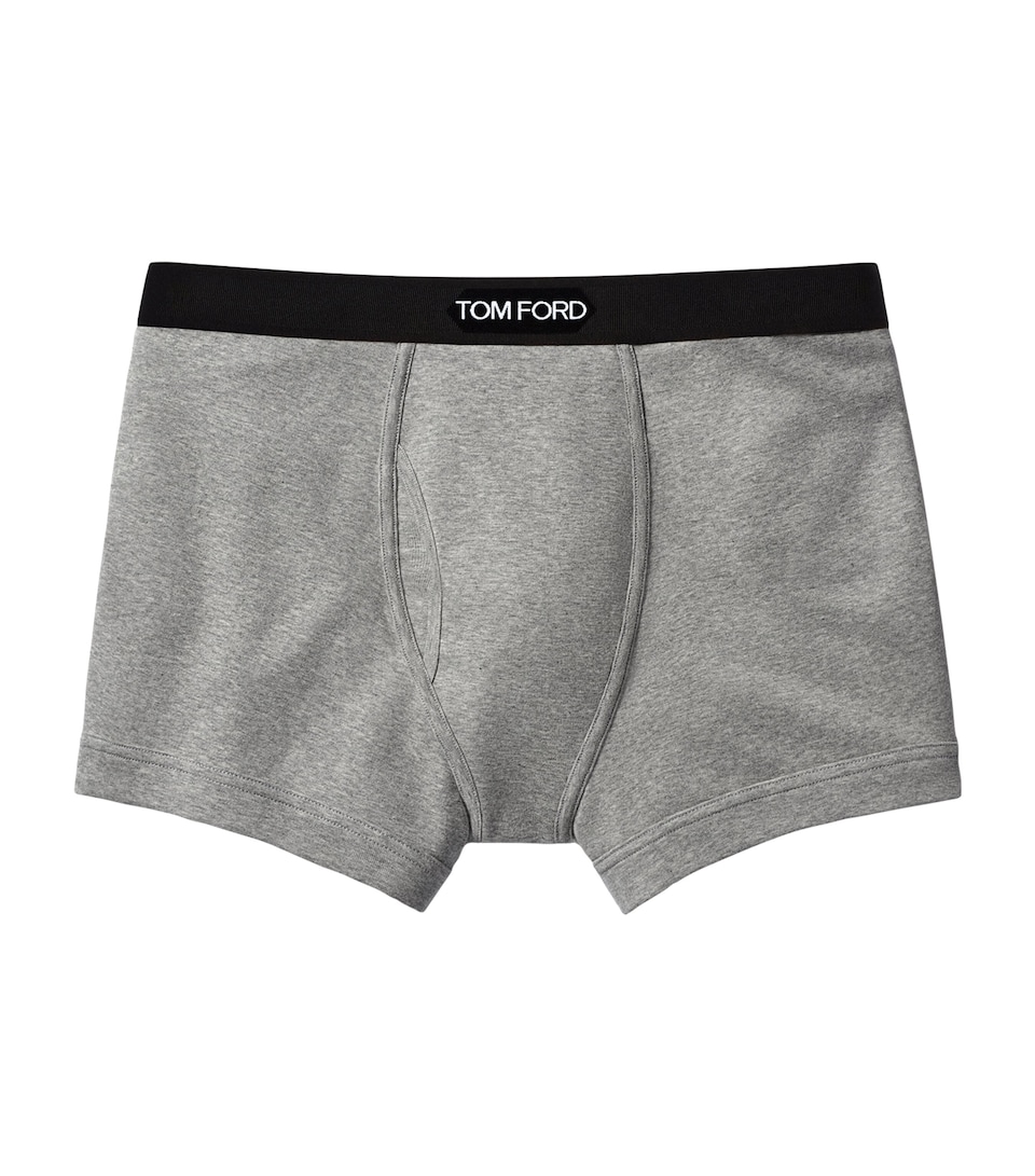 Stretch-Cotton Logo Boxers