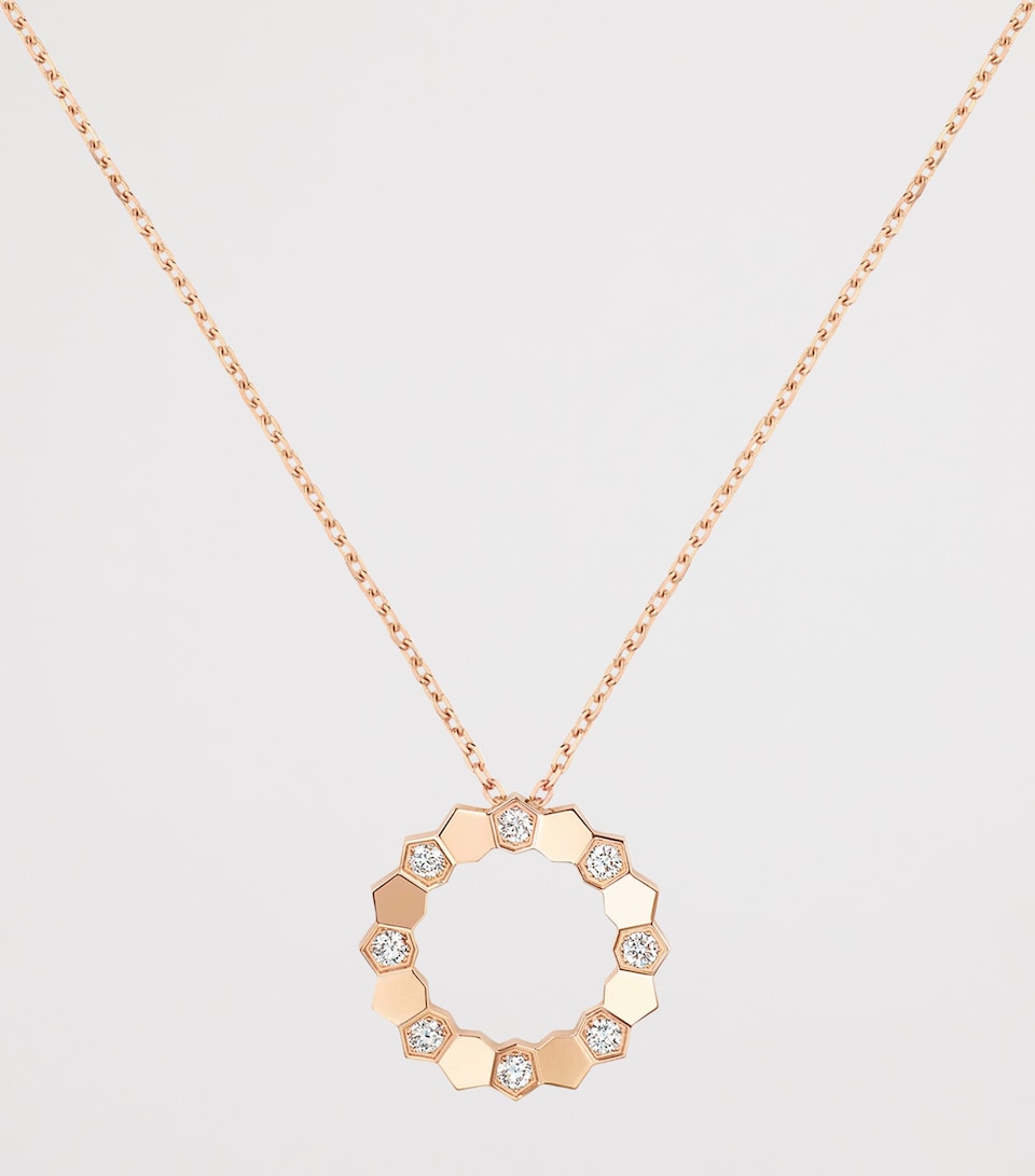 Chaumet Rose Gold Bee de Chaumet Pendant Necklace Pink Gold