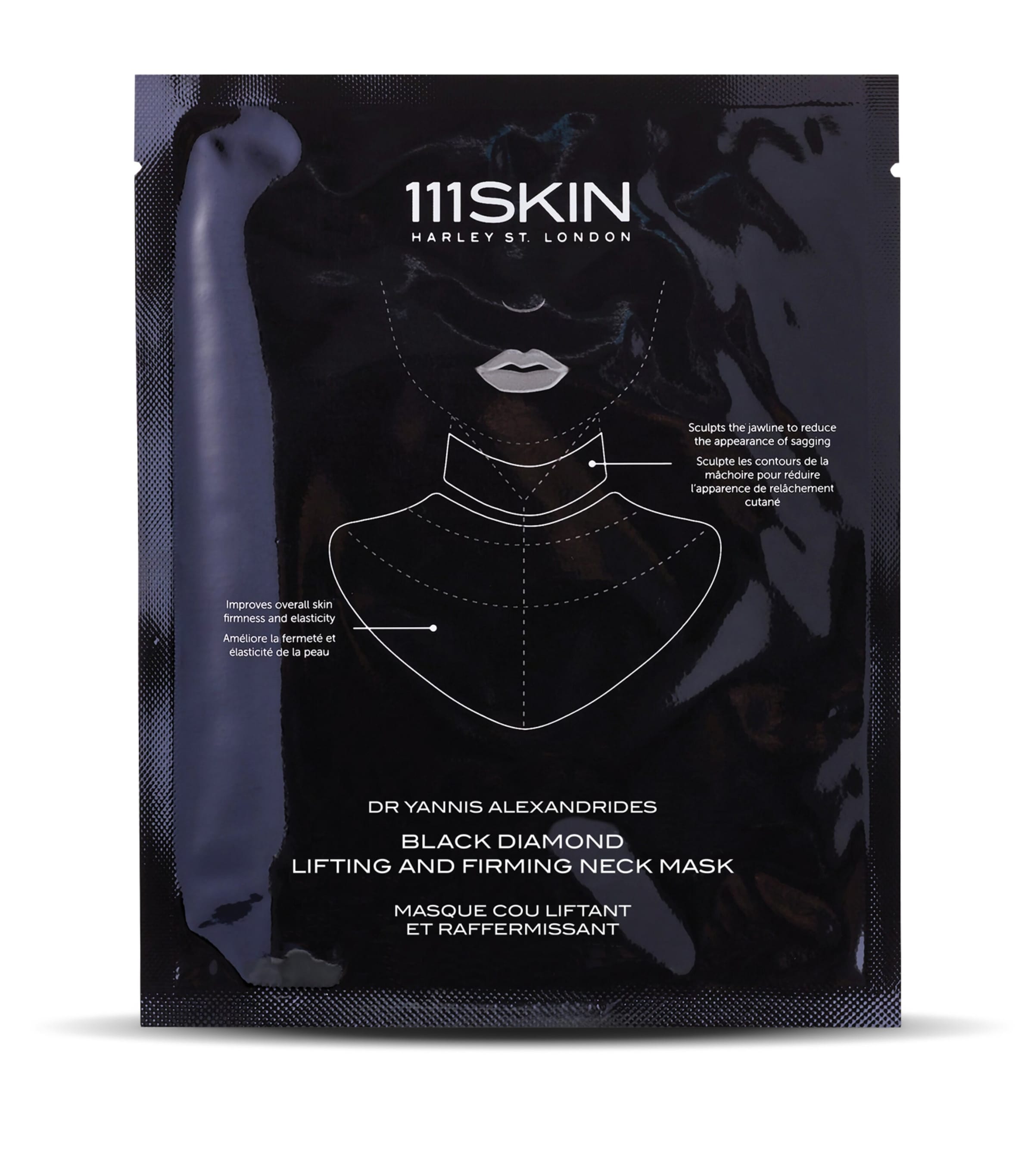 111Skin Celestial Black Diamond Lifting and Firming Treatment Neck Mask Set (5 x 43ml)
