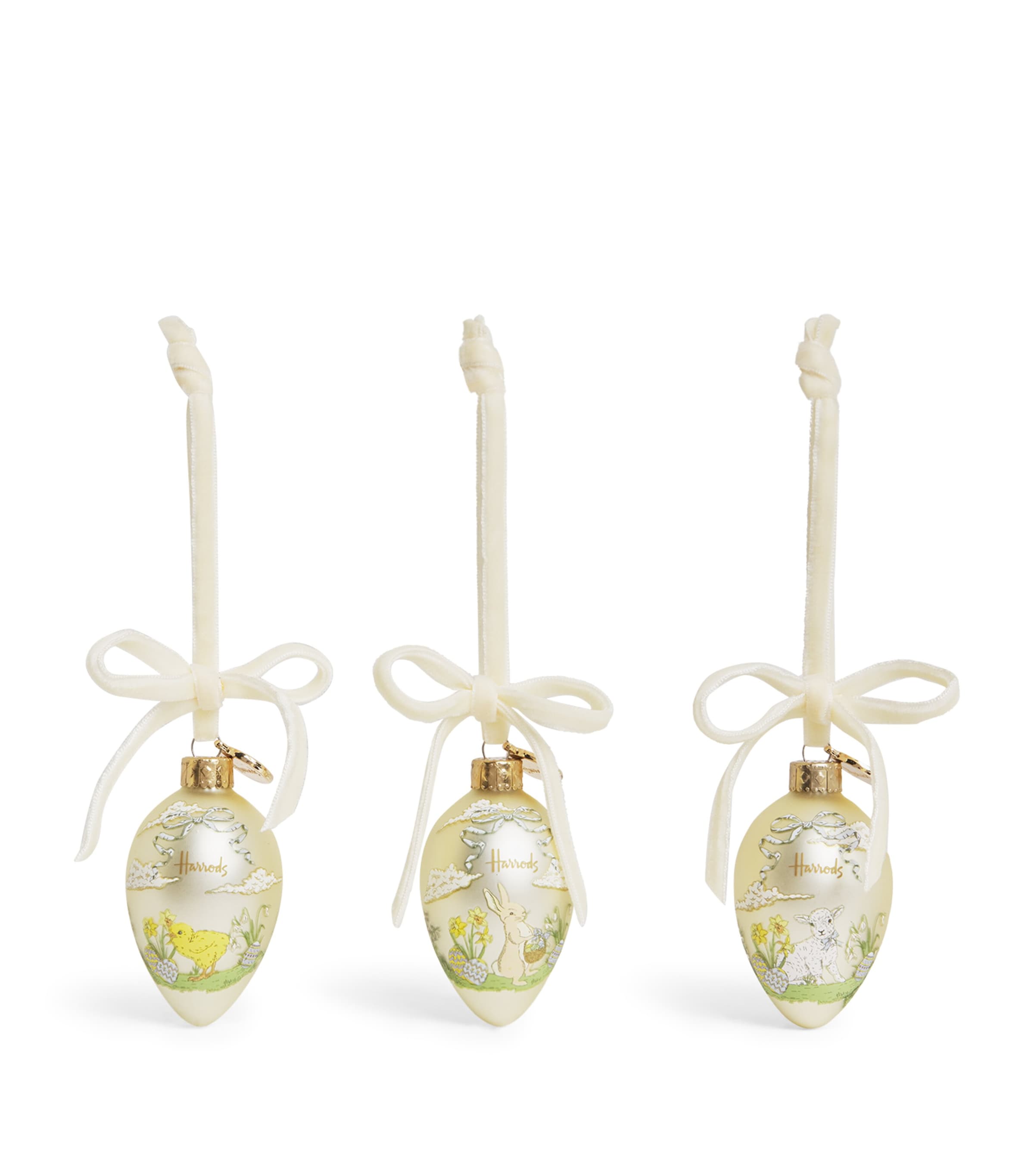 Harrods Small Easter Hanging Decorations (Pack of 3)
