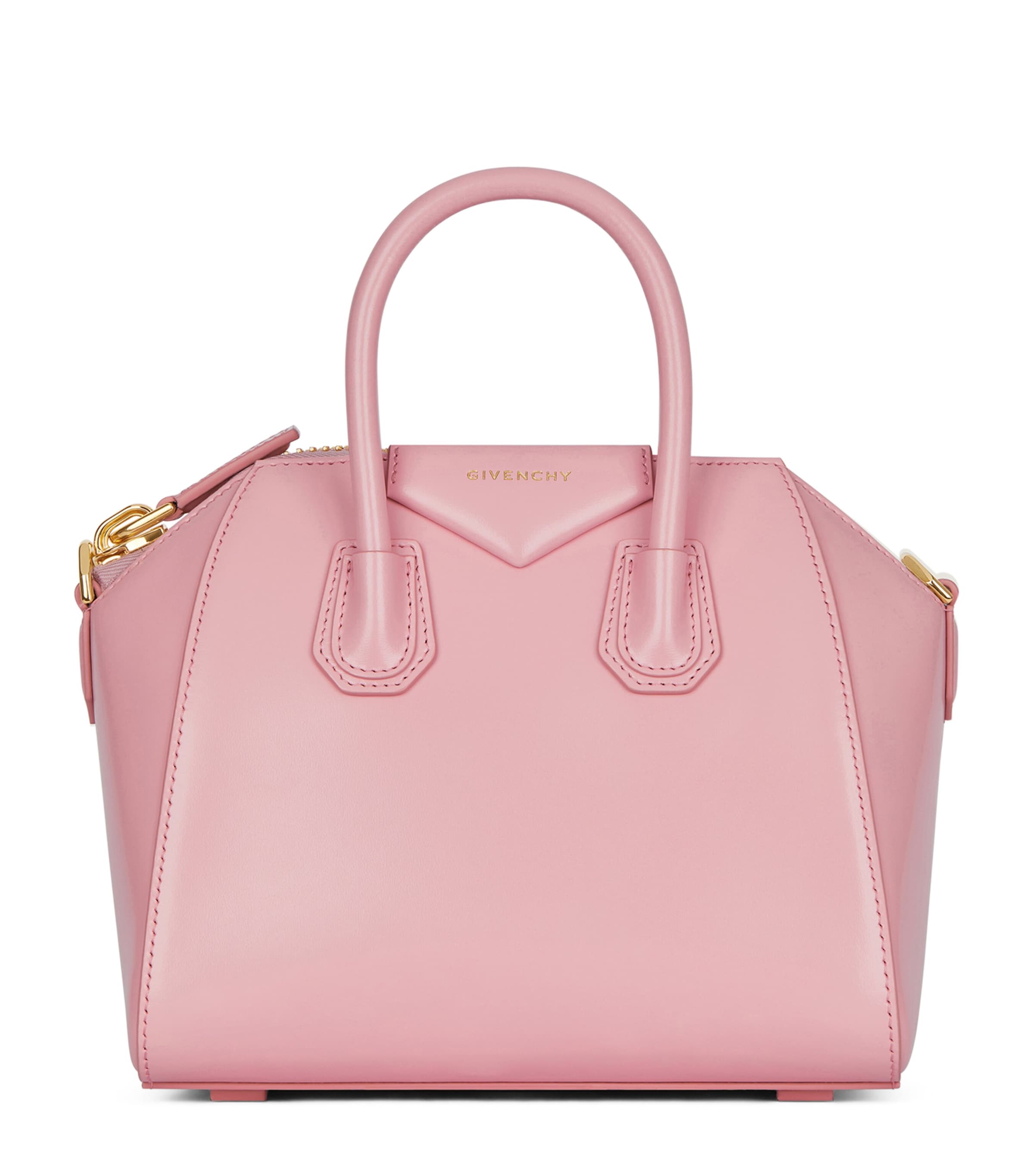 Mini Leather Antigona Top-Handle Bag