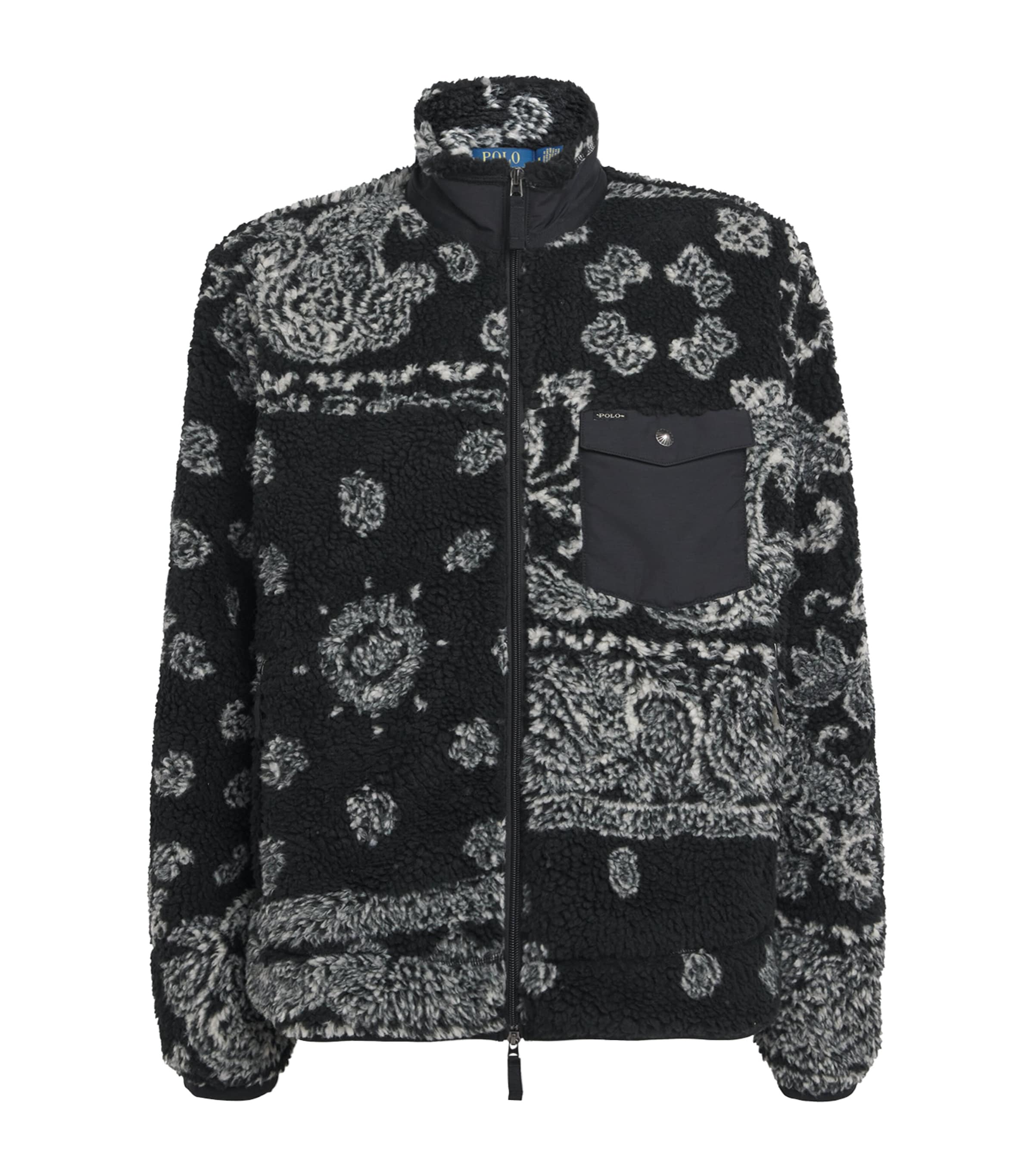 High-Pile Fleece Bandana Jacket
