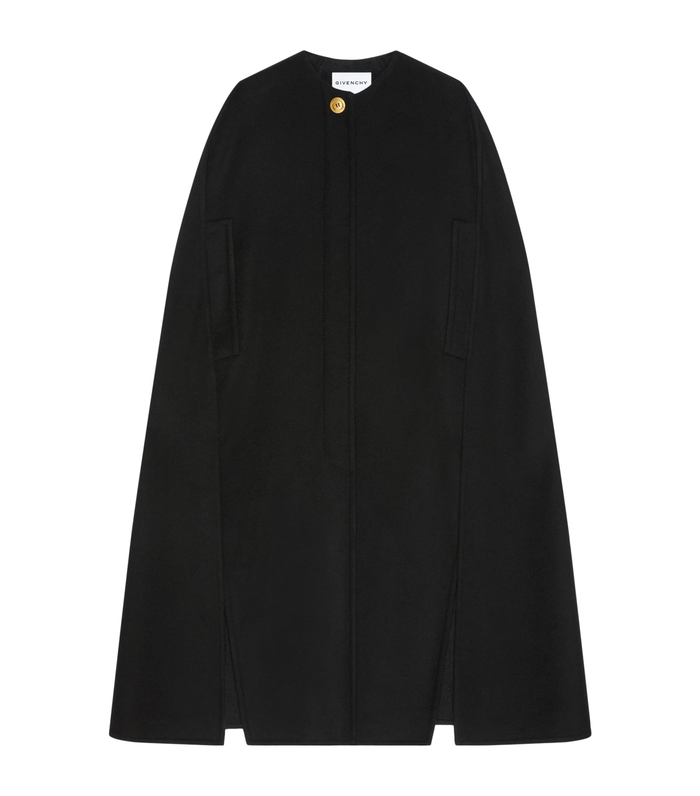 Wool-Cashmere Midi Cape