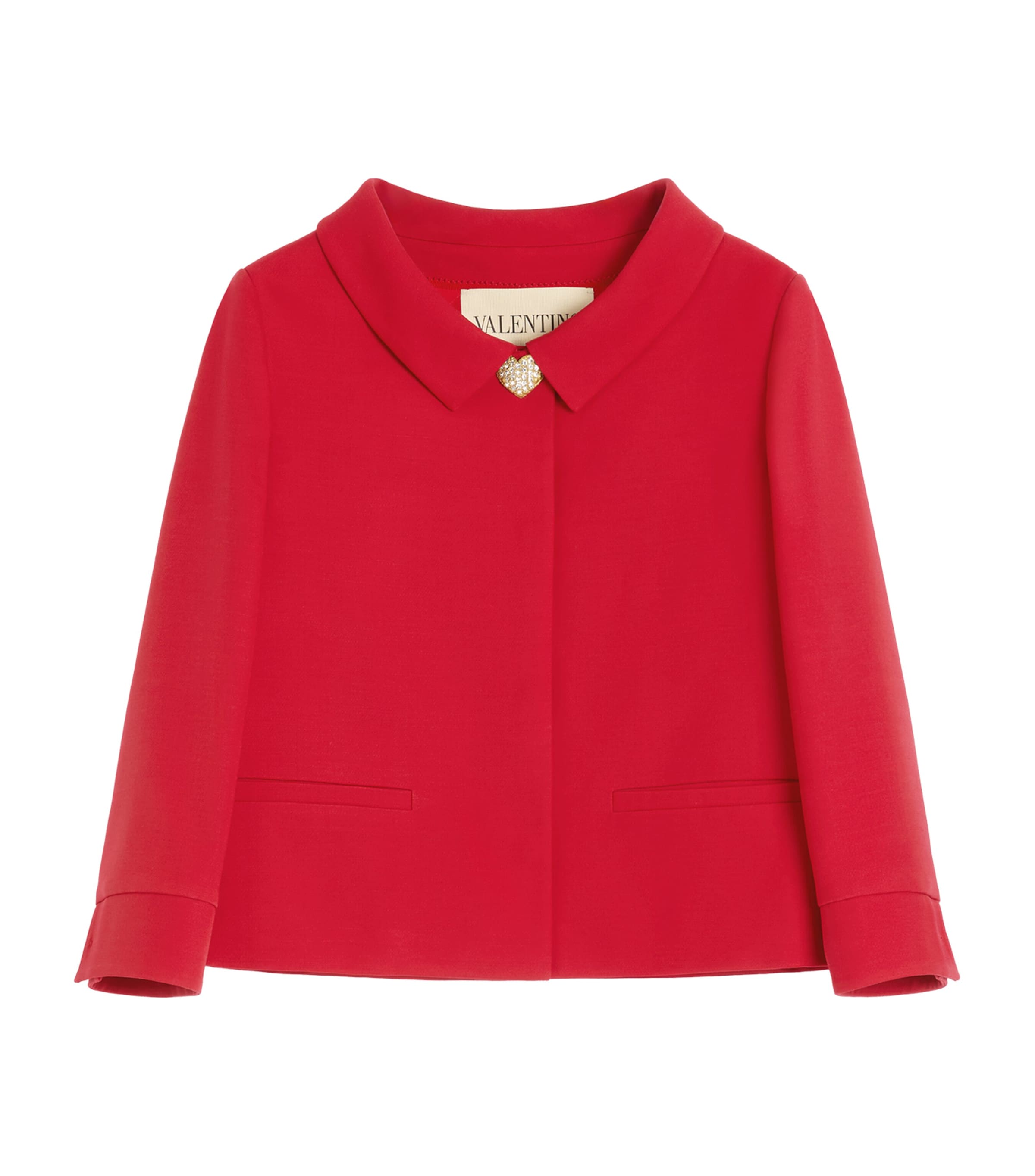 Wool-Silk Embellished Jacket