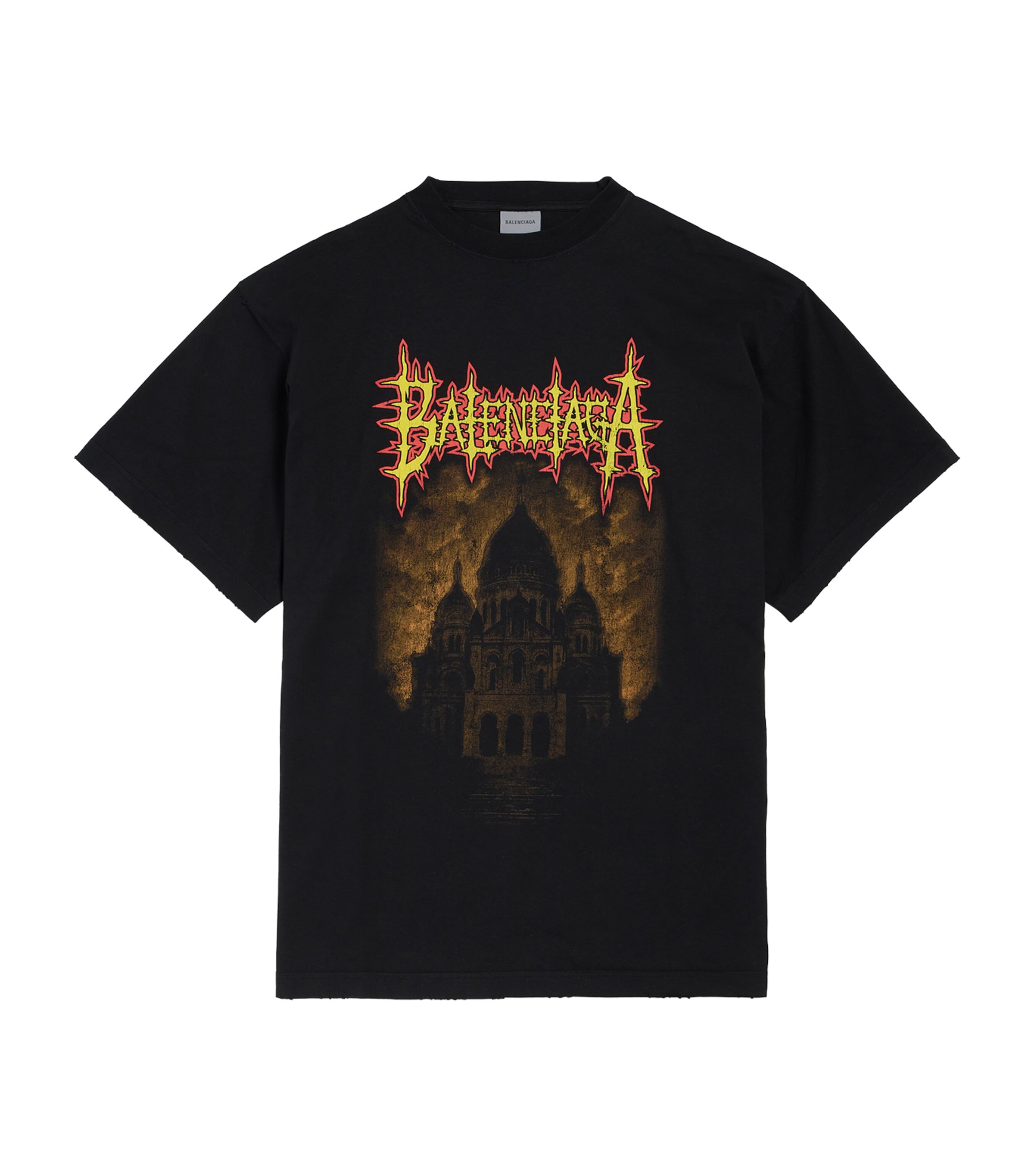 Balenciaga Mens Sacré Coeur Oversized T-Shirt