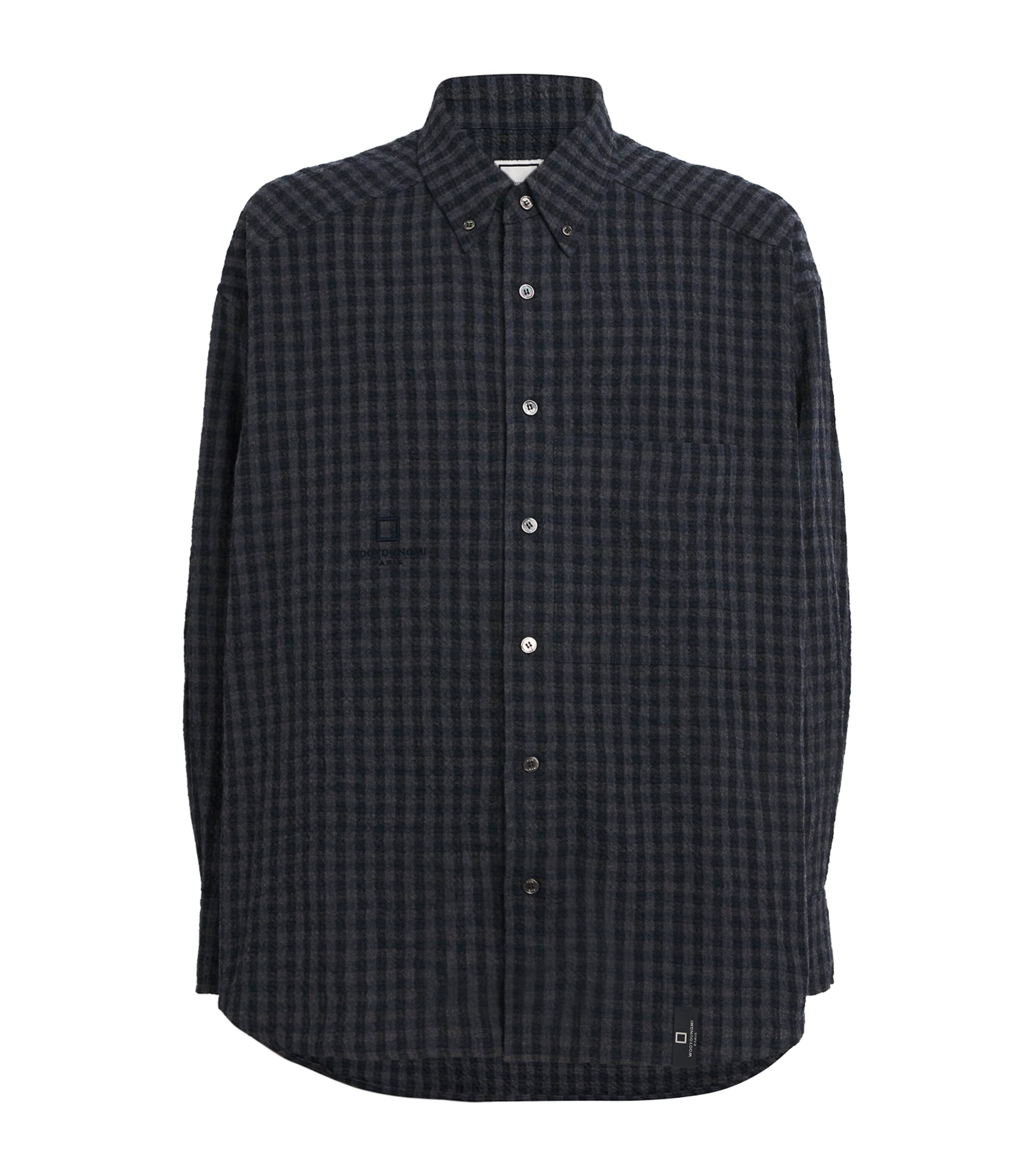 Cotton-Wool Gingham Shirt