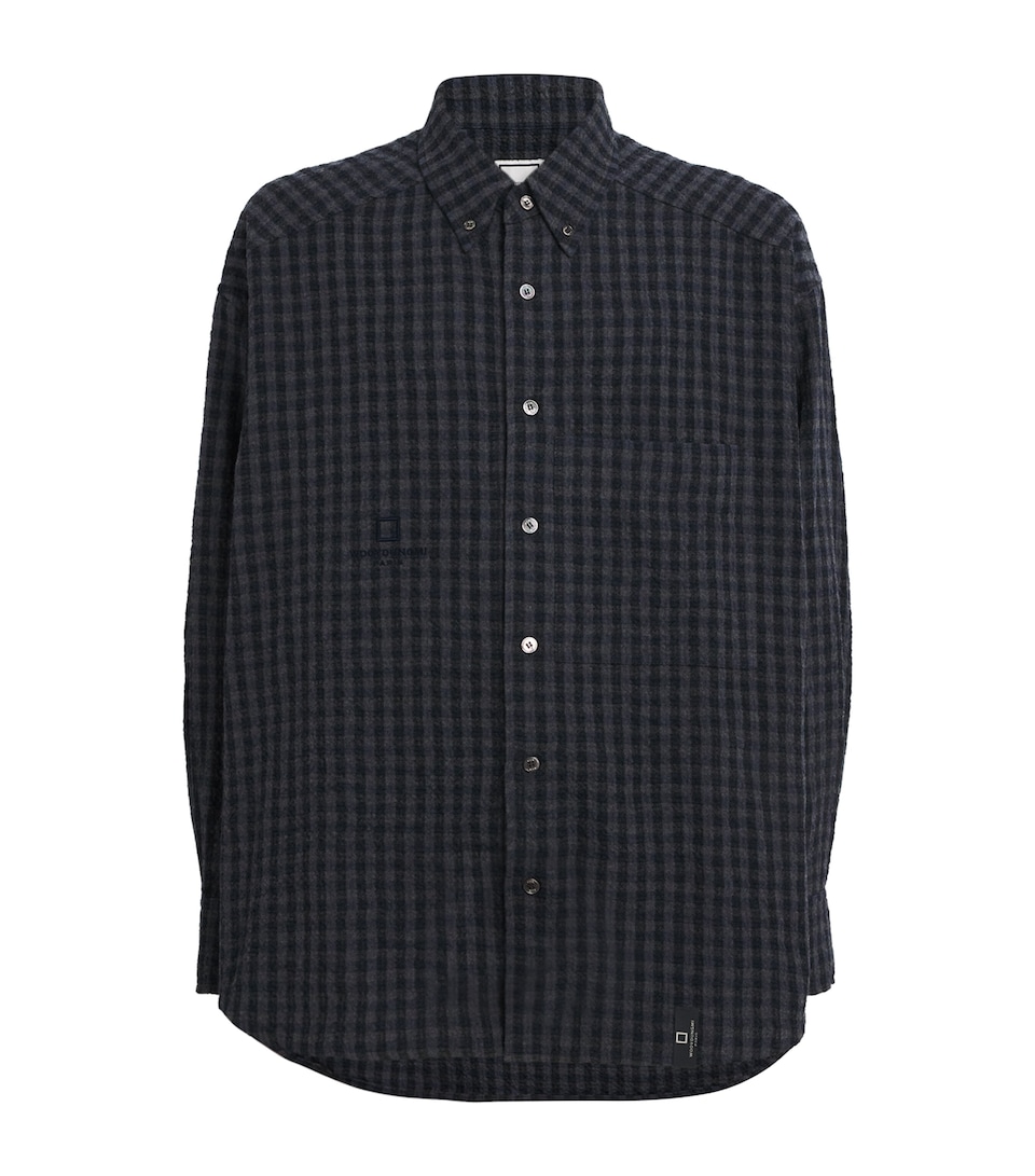 Cotton-Wool Gingham Shirt