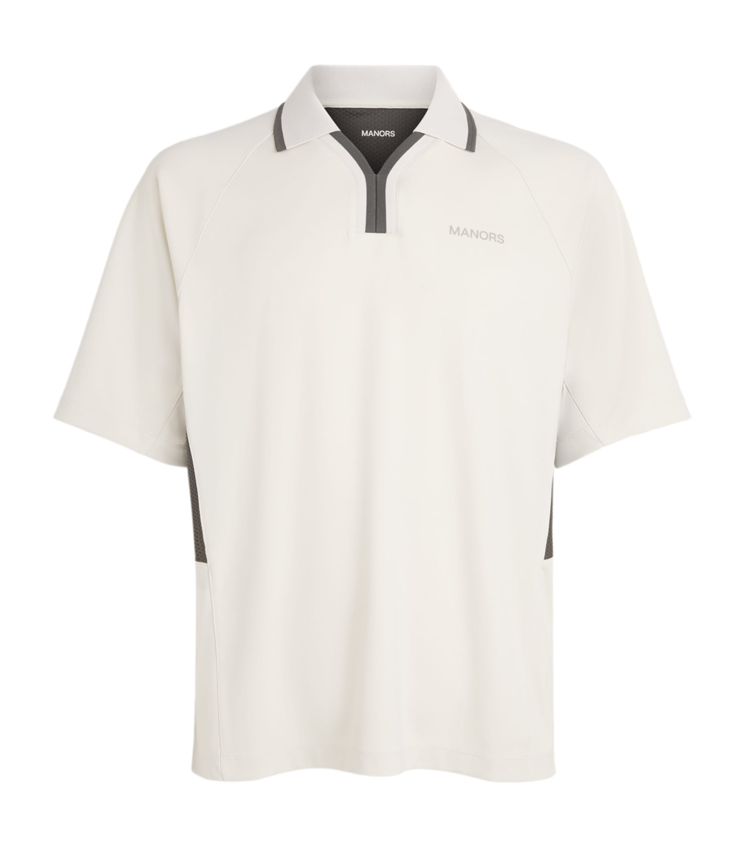 Manors Mens Seawool Club Polo Shirt Pebble