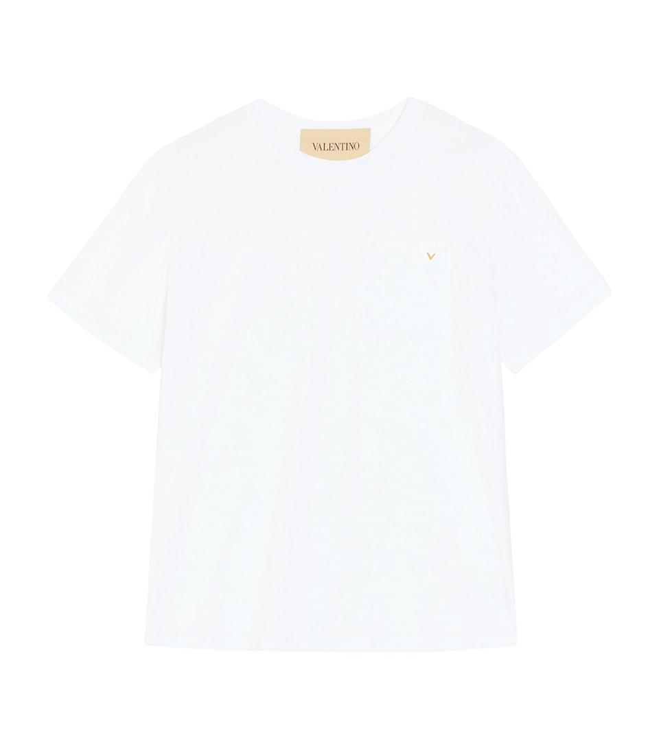 Valentino Garavani Mens Cotton VGold T-Shirt
