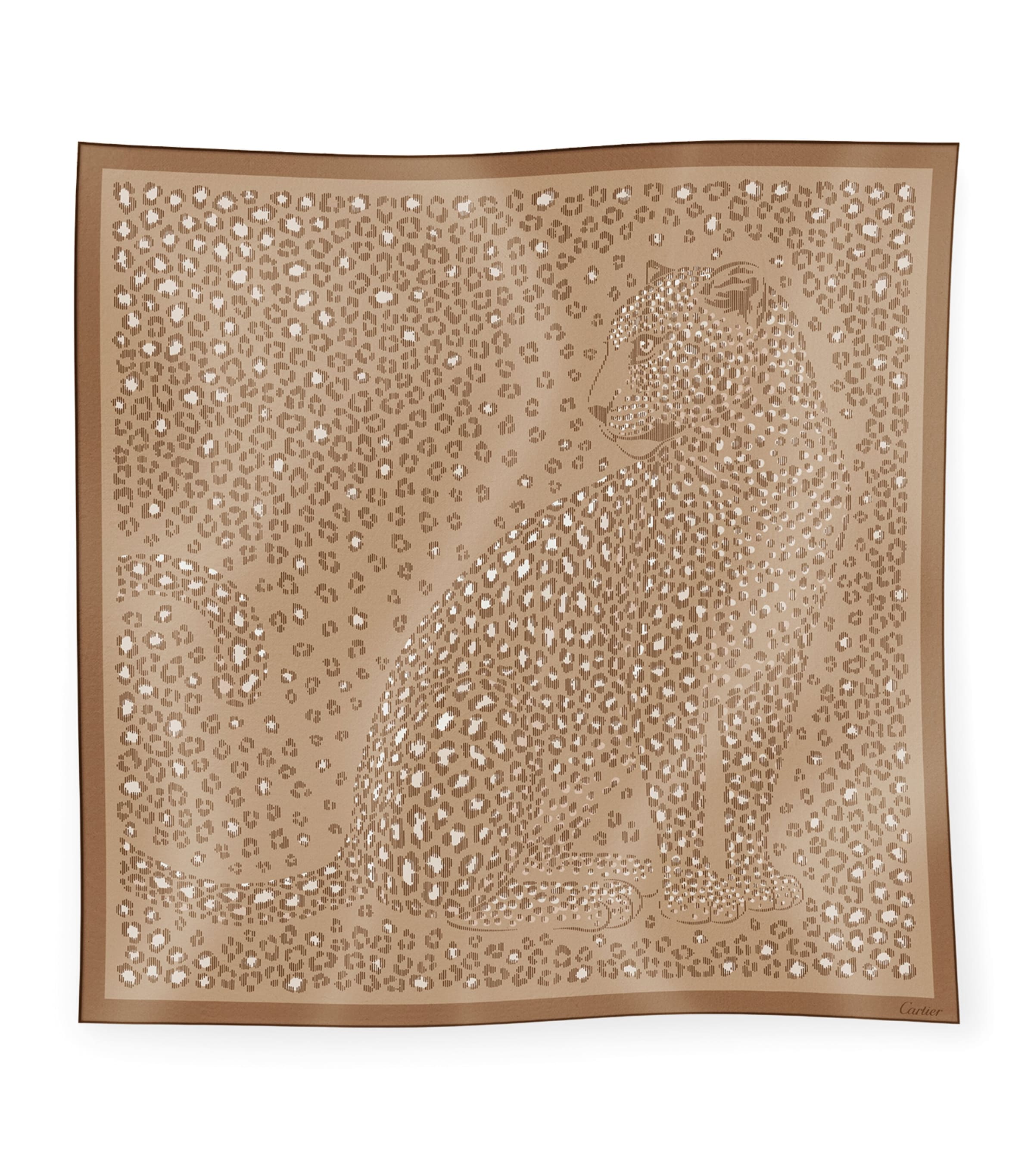 Silk Panthère Dots Scarf