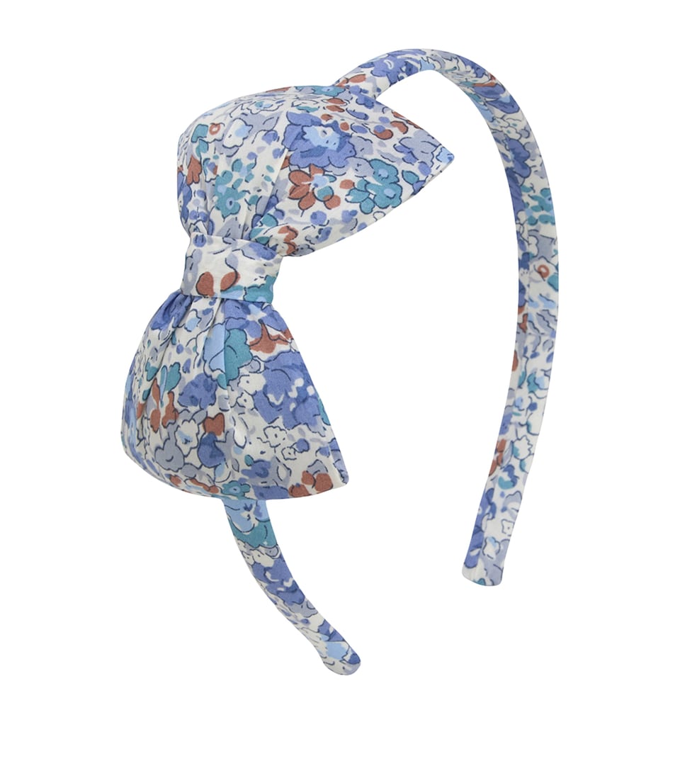 Trotters Cotton Alice Floral Headband Blue